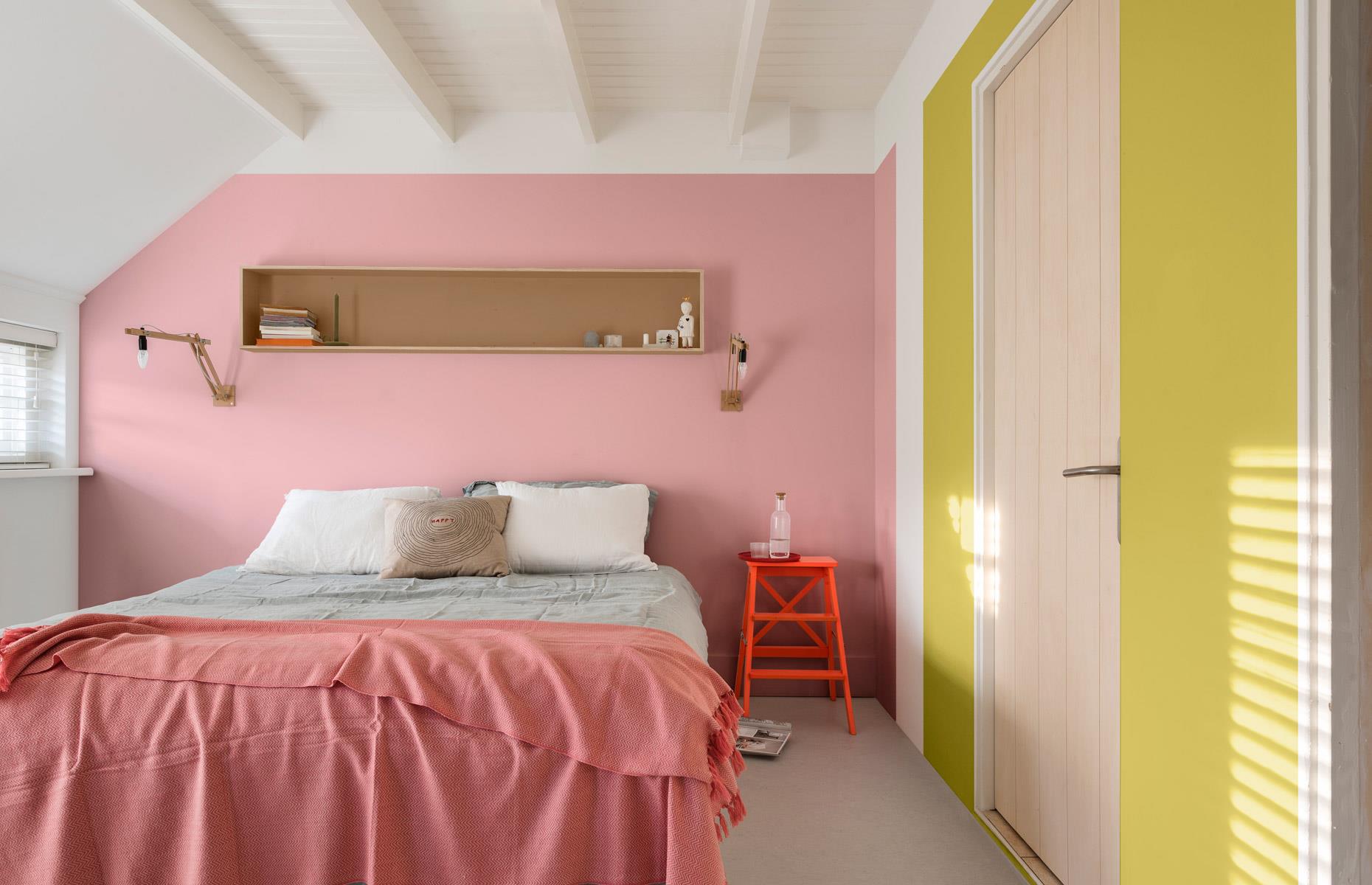 Colour block the walls