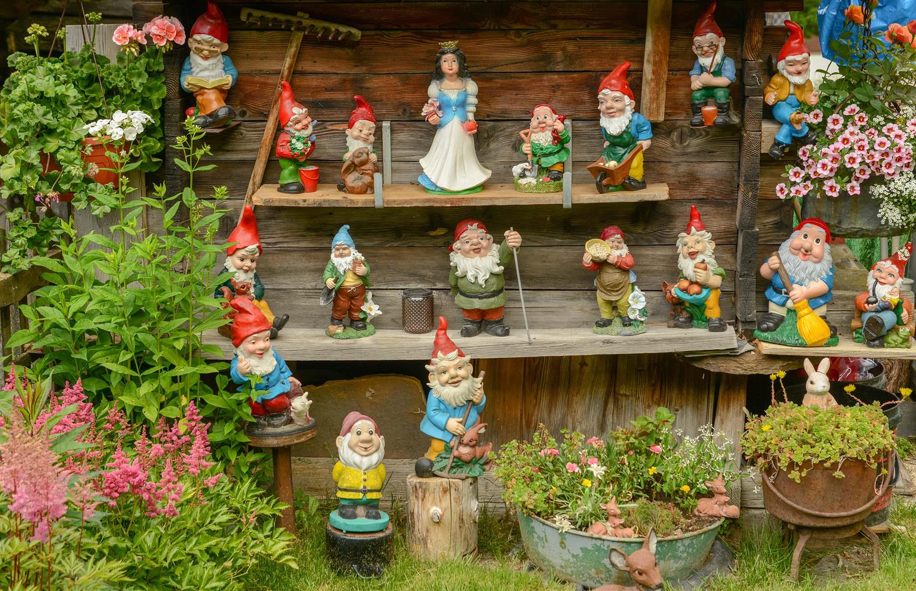 Ornamental garden gnomes