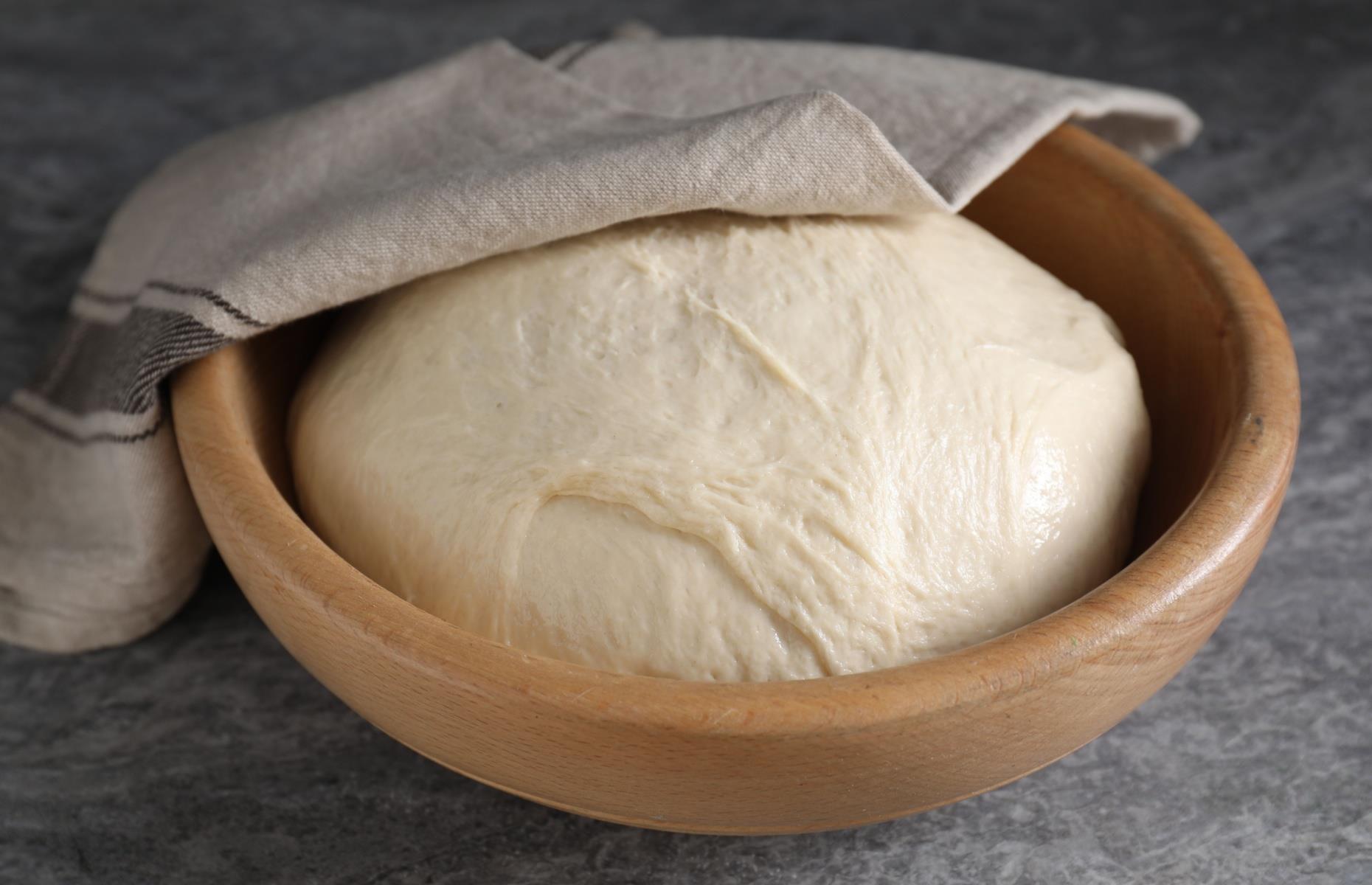43. Use a shower cap for proving dough