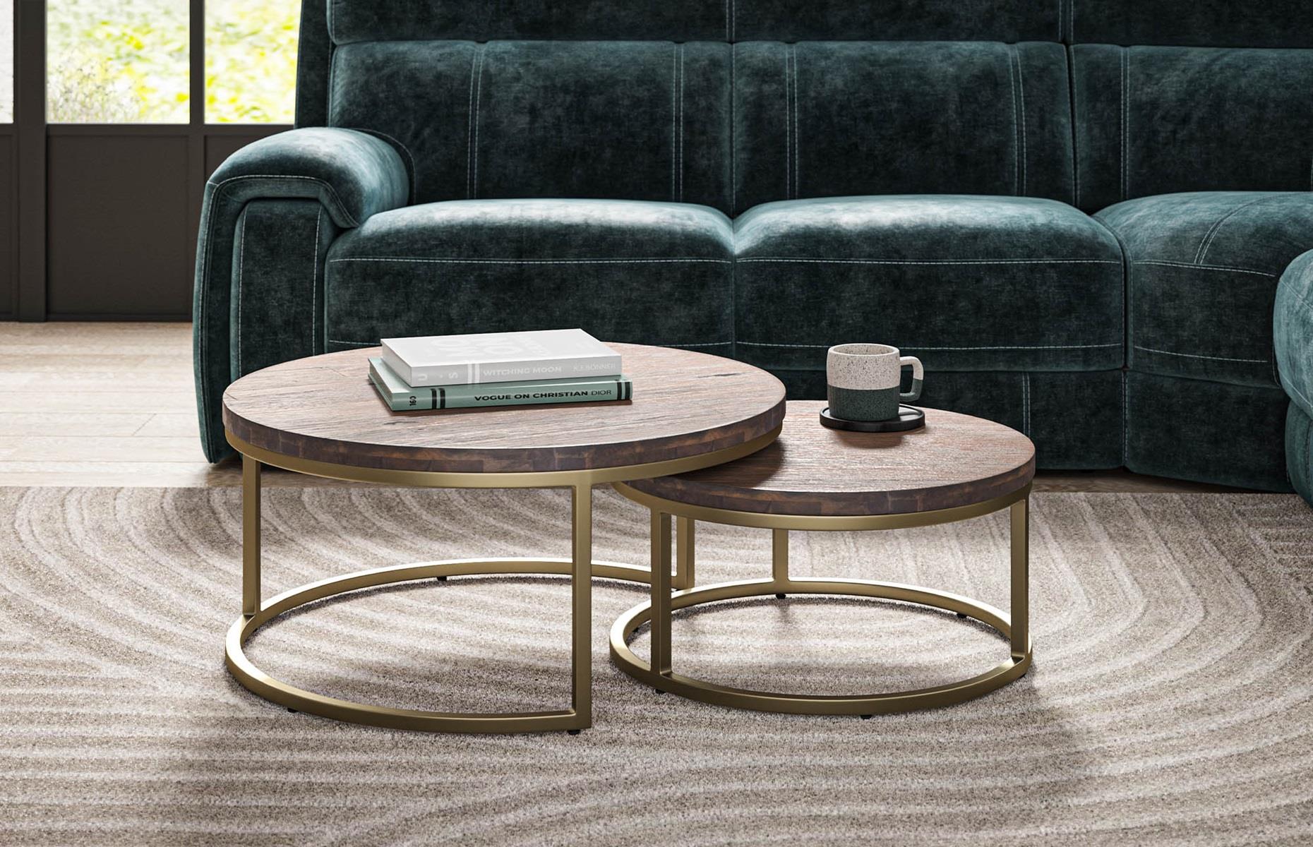 Select stackable coffee tables