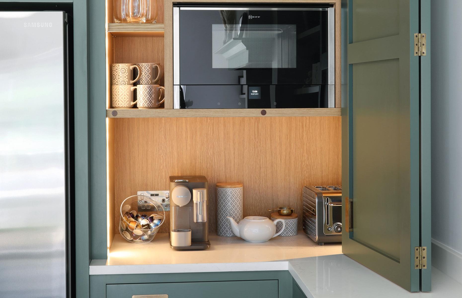 Free kitchen counters of clutter