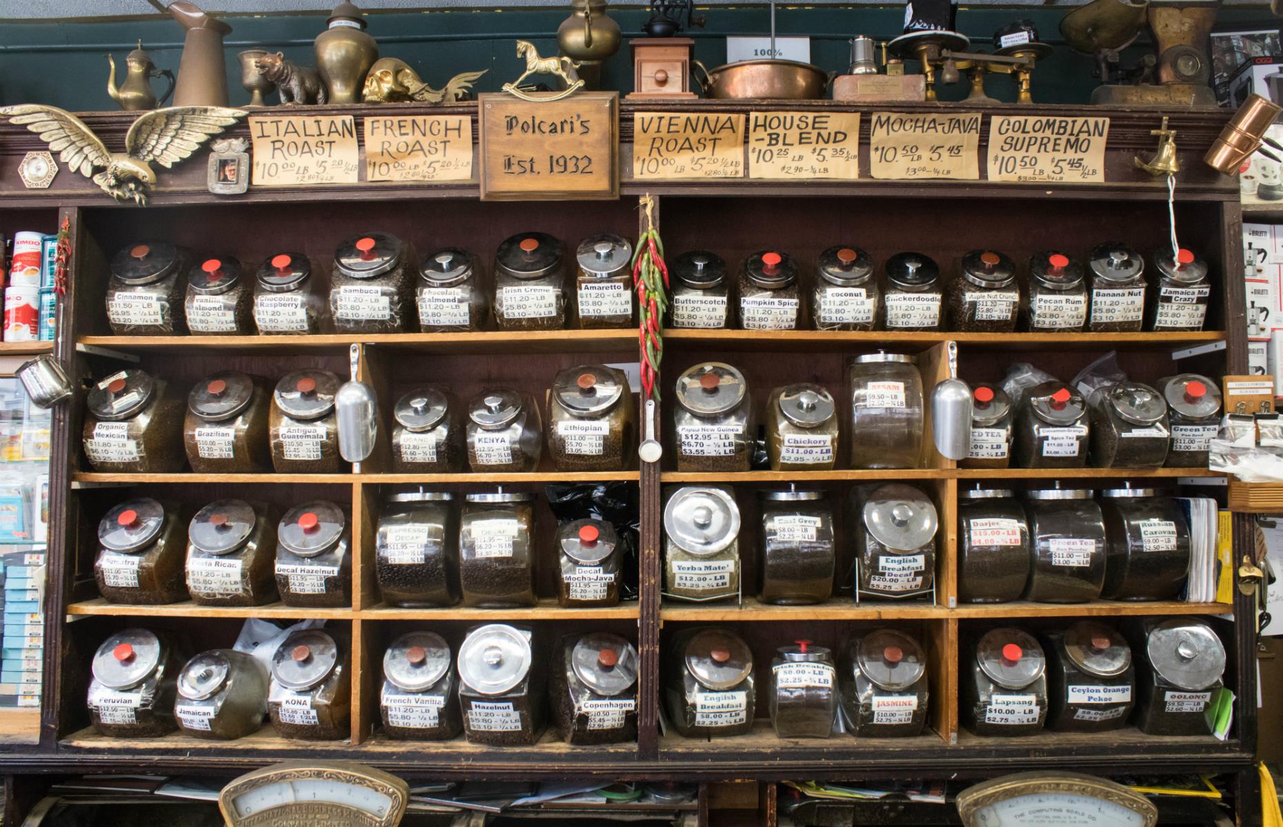 Massachusetts: Polcari’s Coffee, Boston