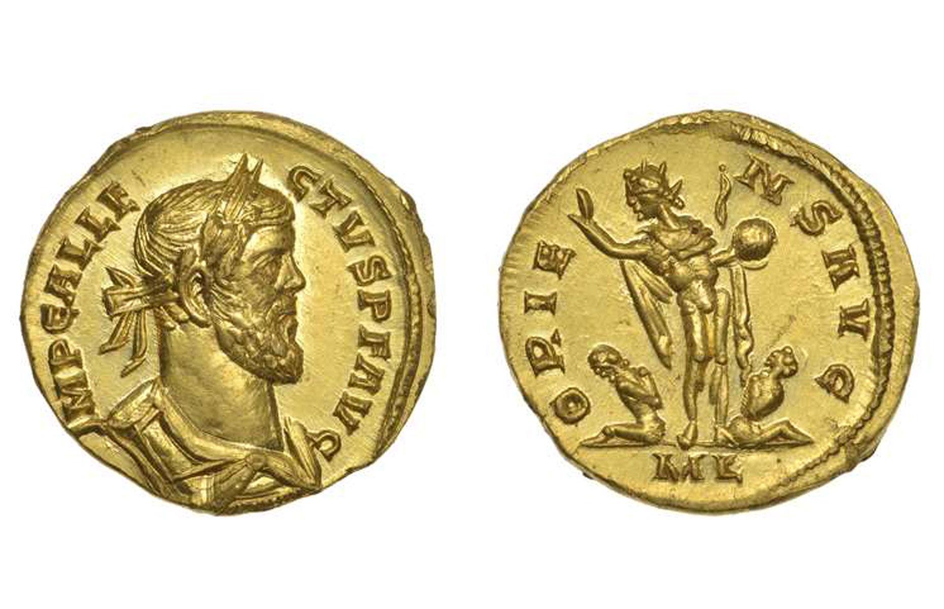 The Roman 'Brexiteer' gold coin