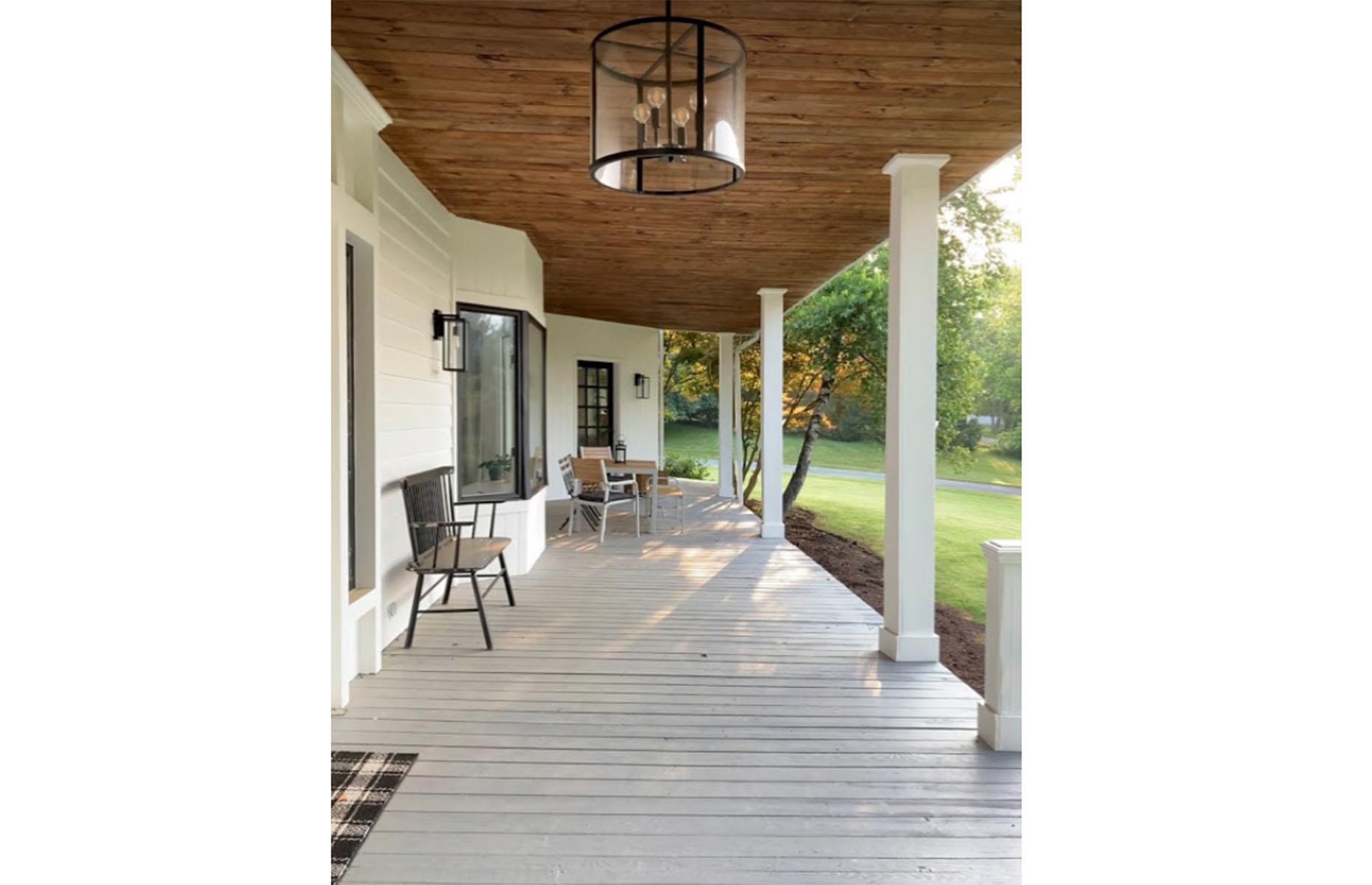 After: the front porch 