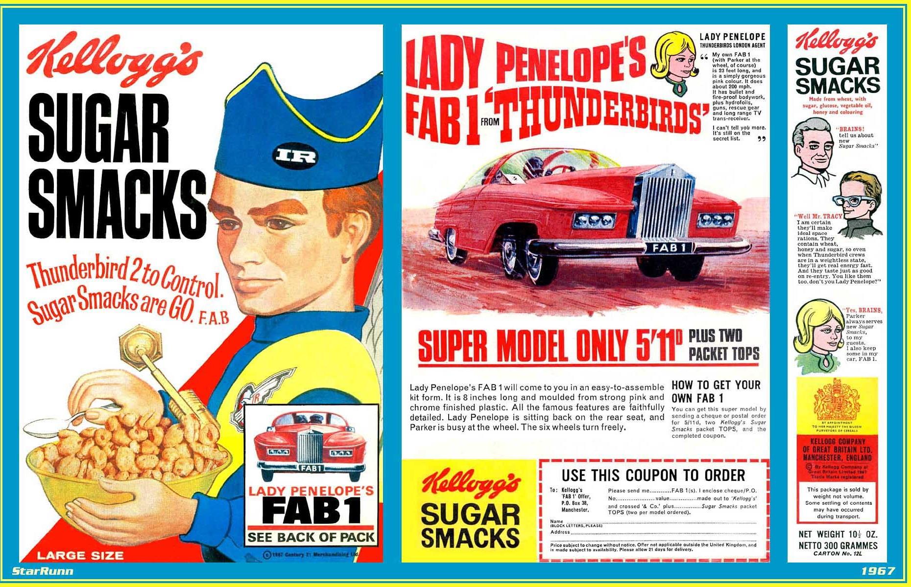 Kellogg's Sugar Smacks Cereal Thunderbird 4 toy: up to $80 (£65)
