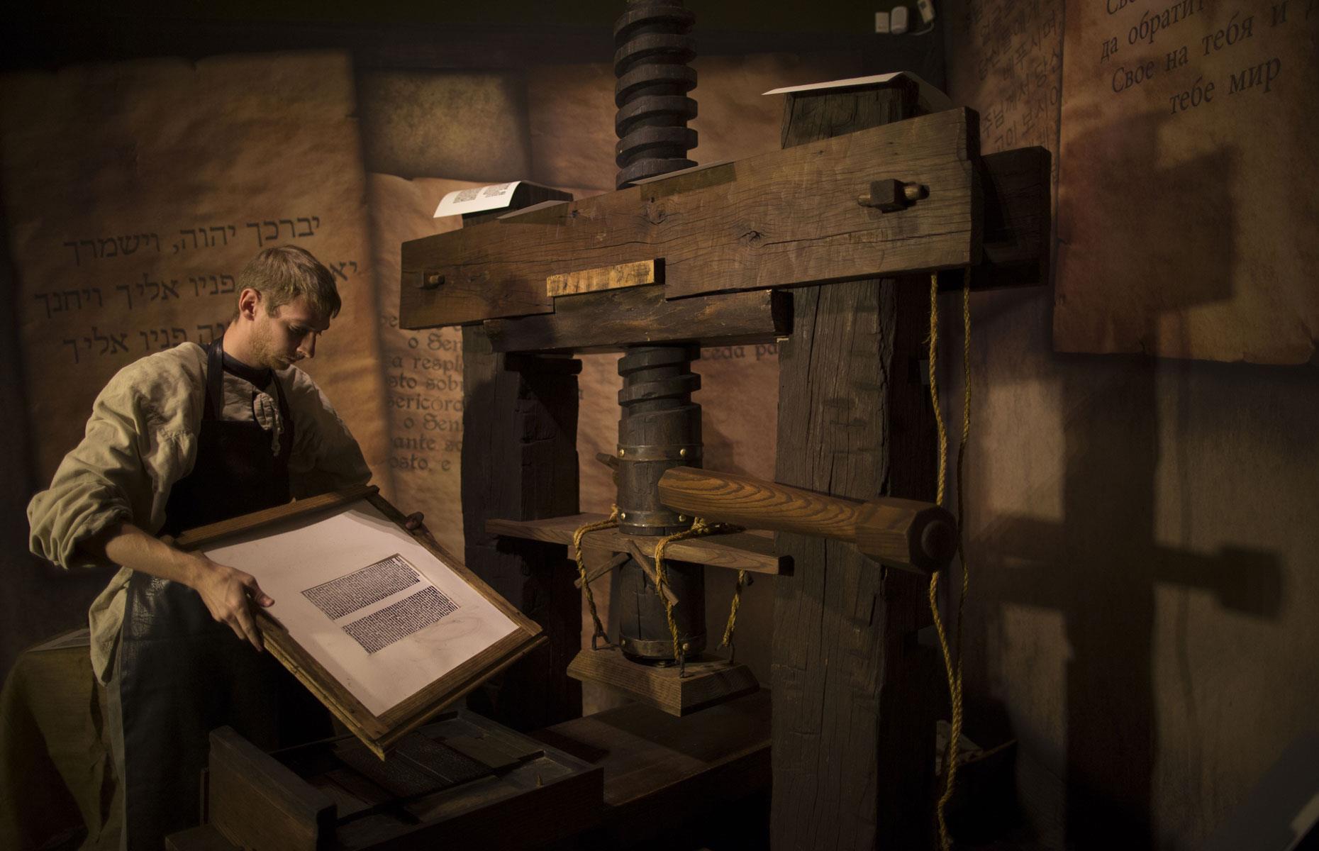 The printing press – Holy Roman Empire, 1440