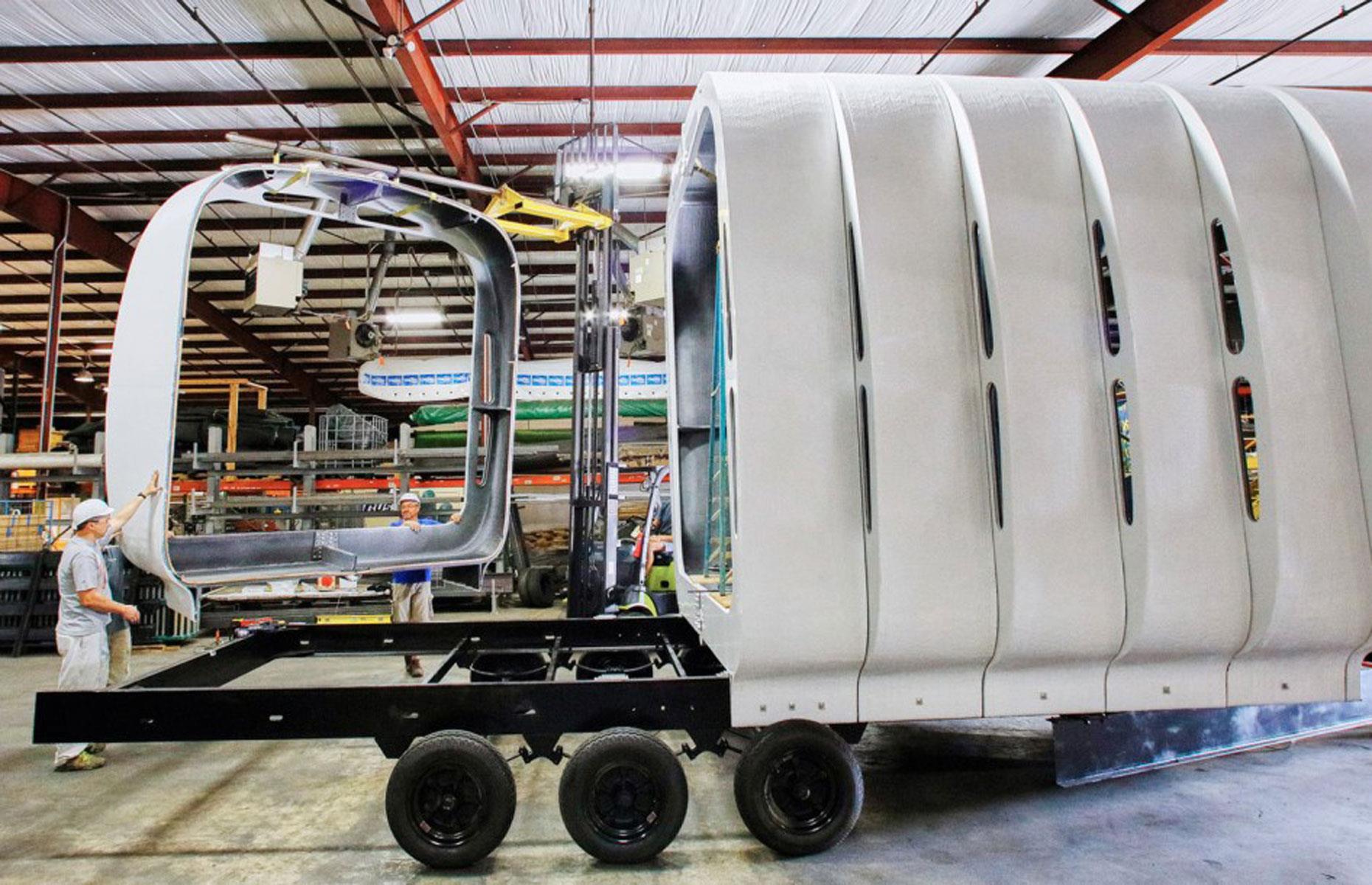 3D-printed pod 