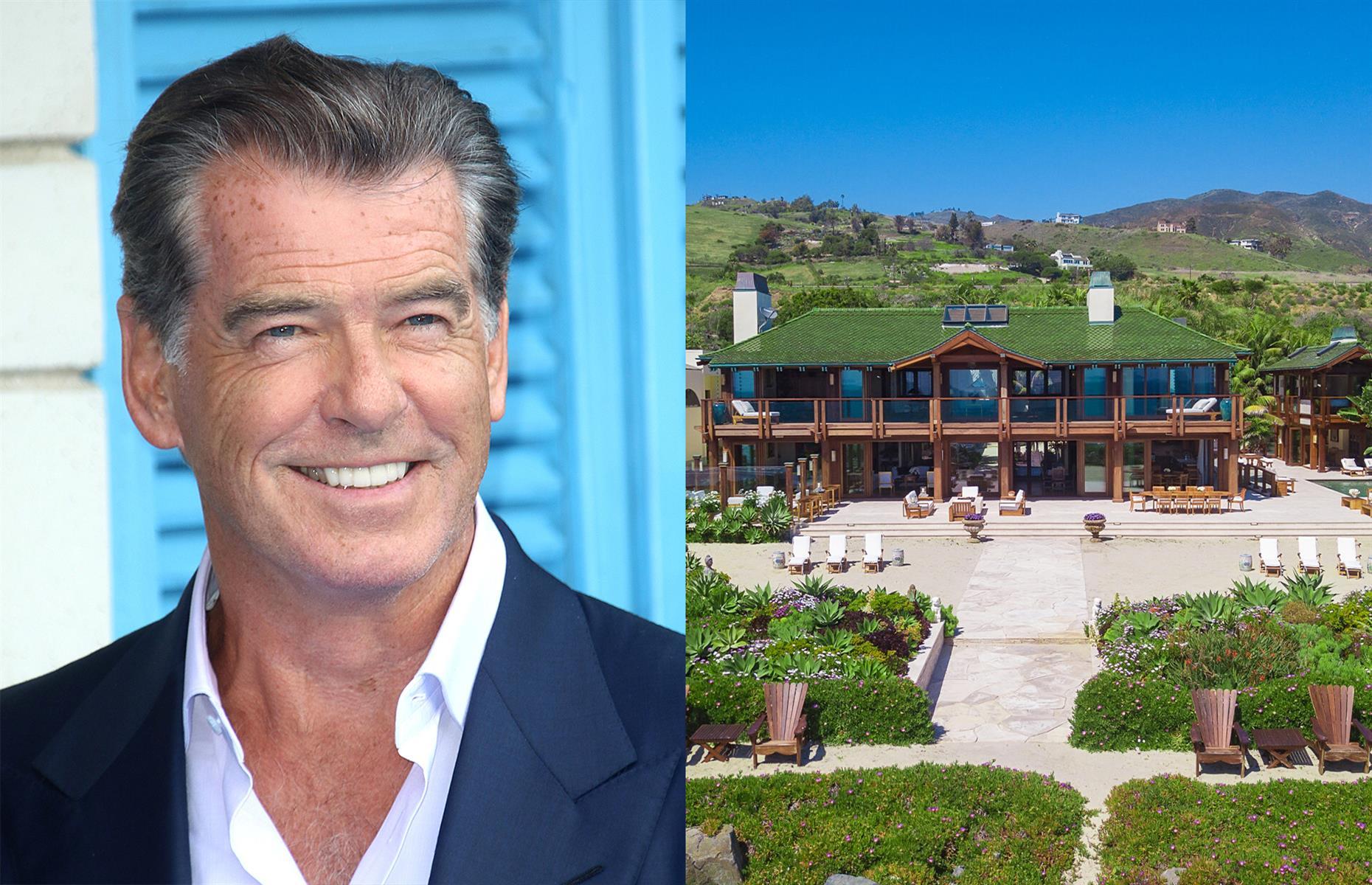 November: Pierce Brosnan's oceanfront estate
