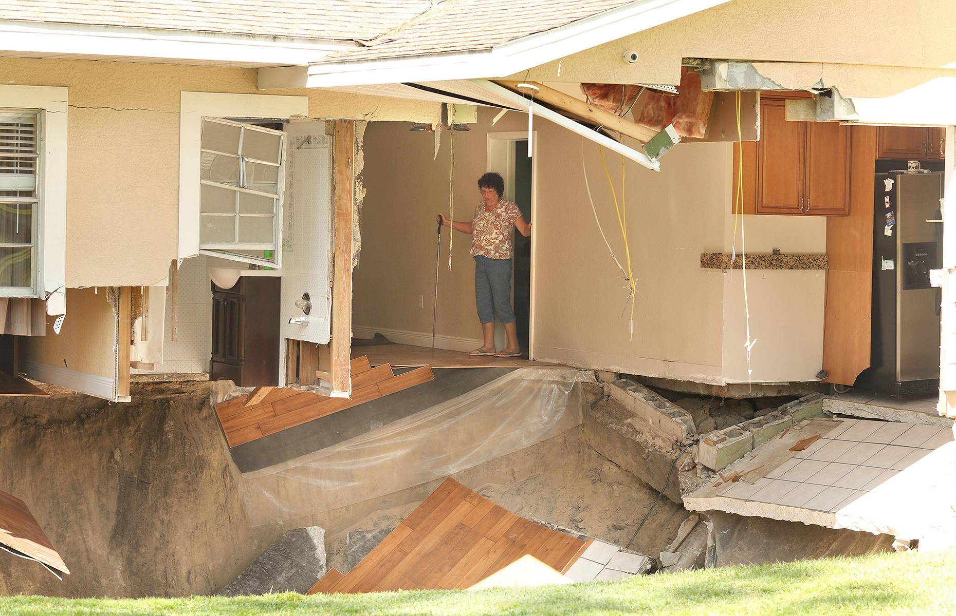 Swallowed by a sinkhole: Florida