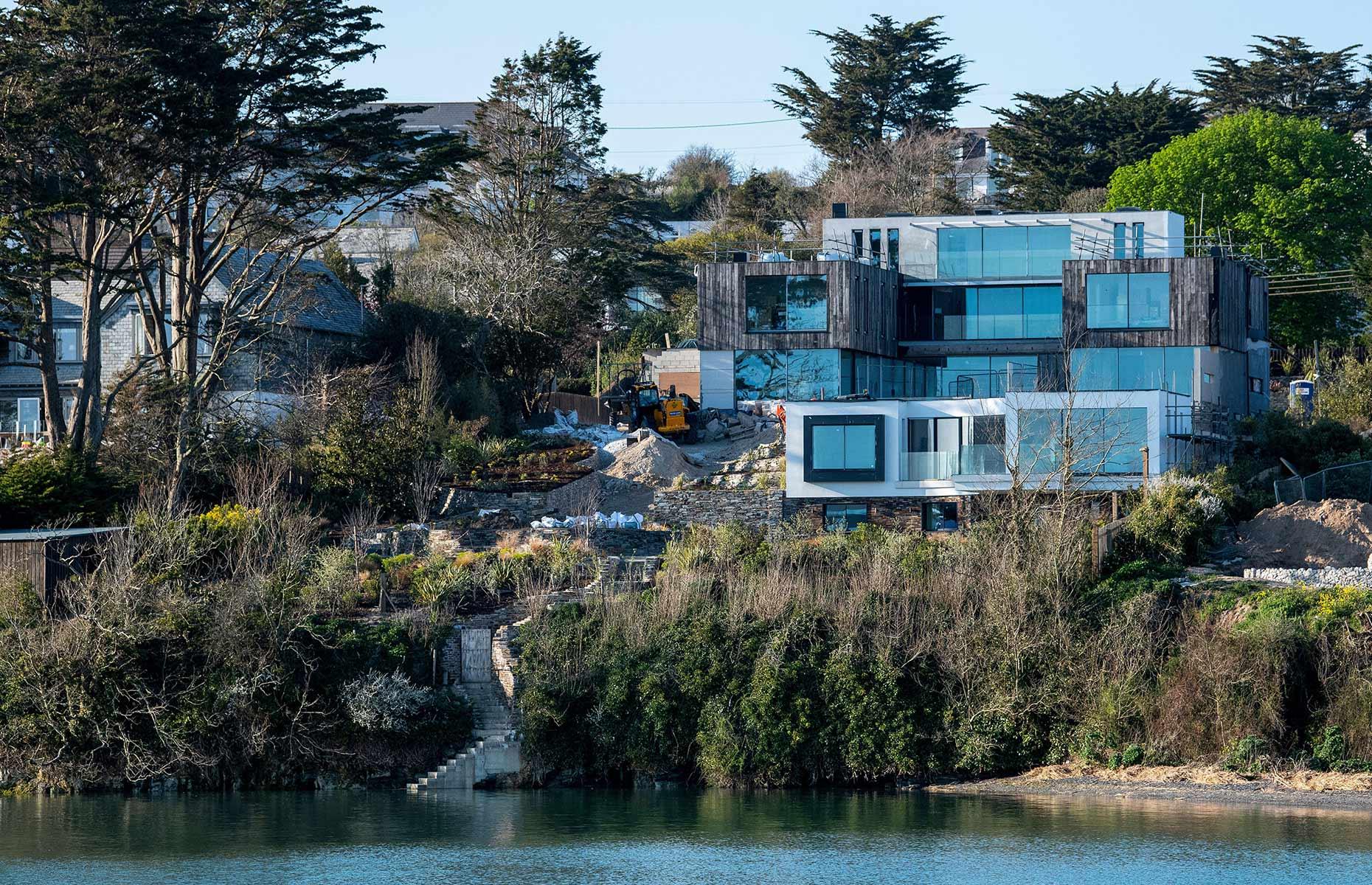 Gordon Ramsay's coastal home, Cornwall, UK
