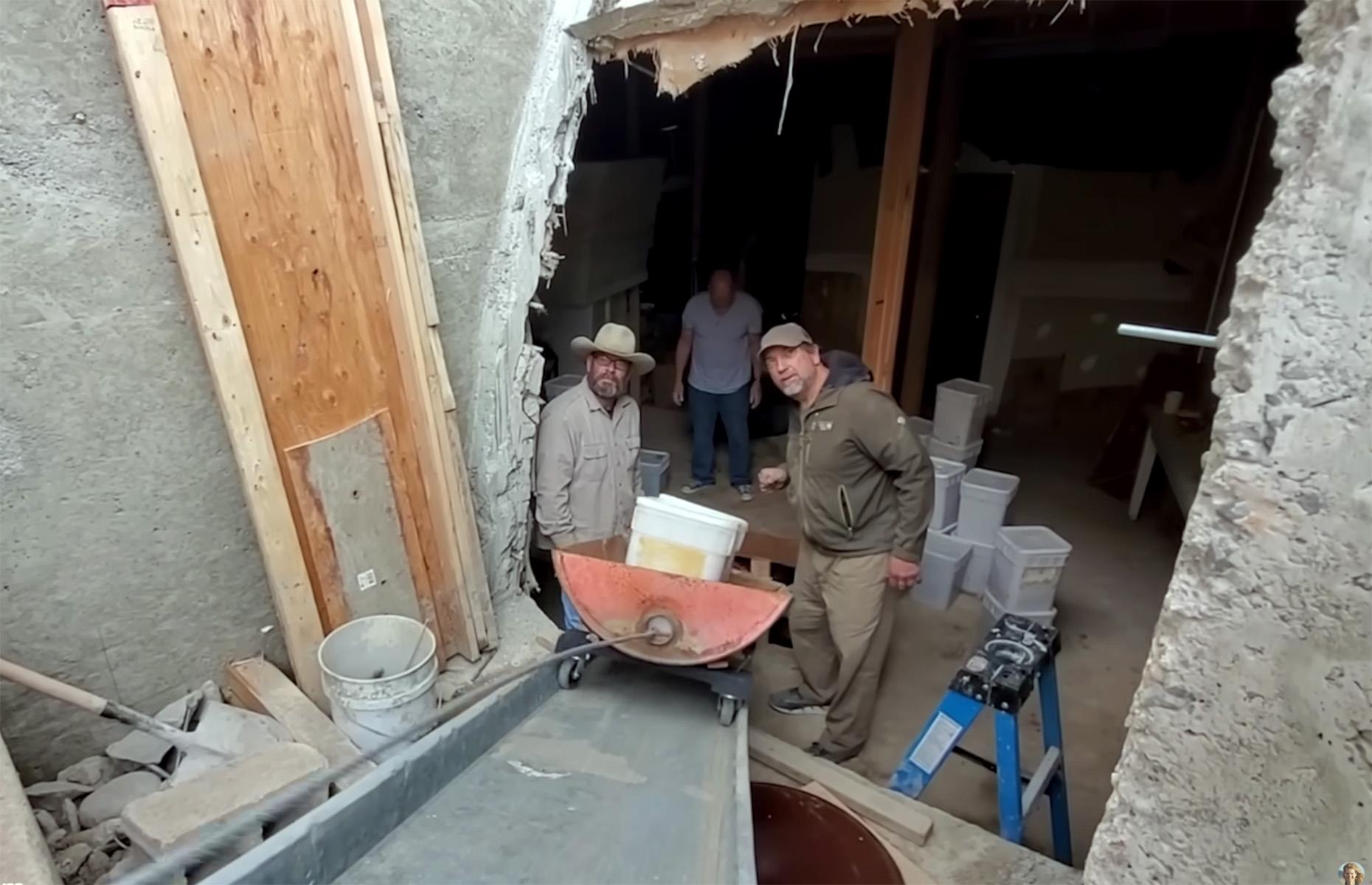 Hauling 45,000 lbs by hand