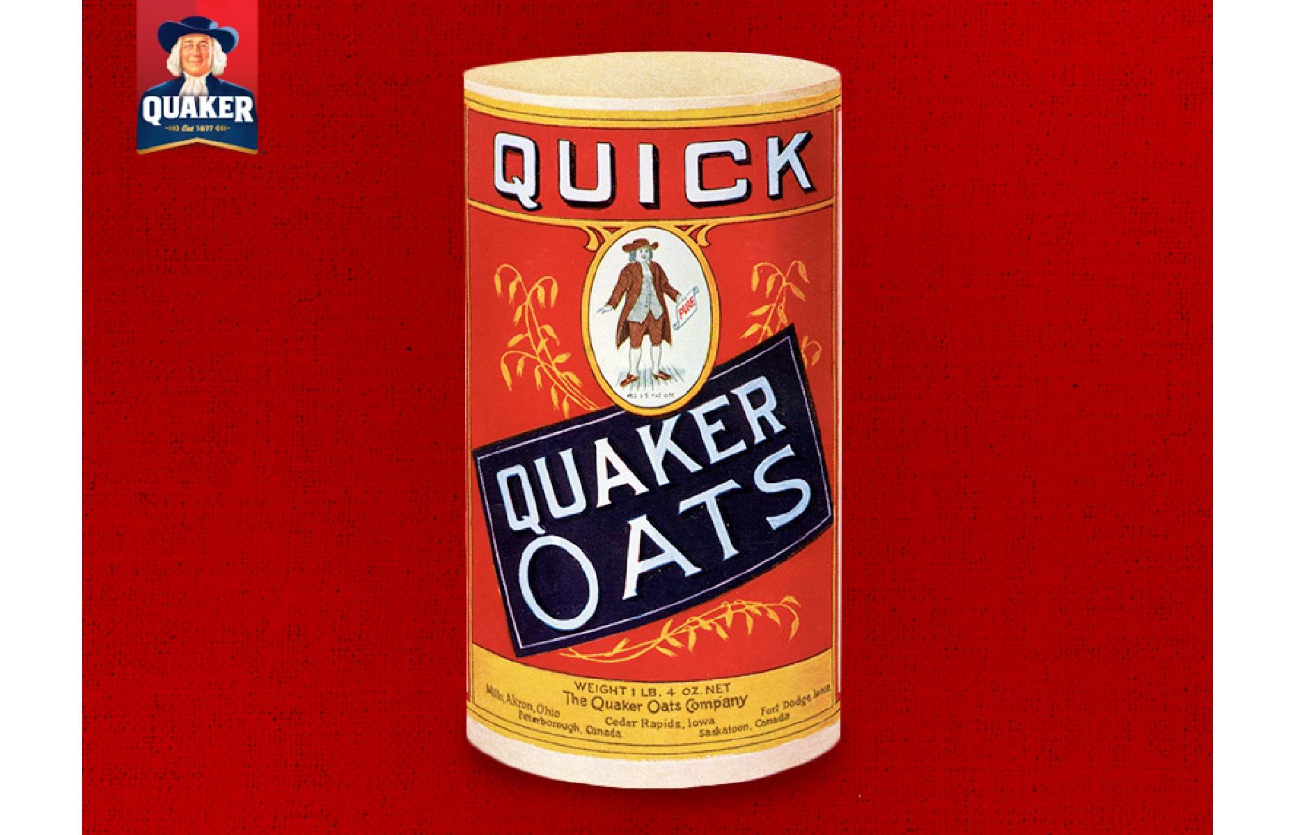 3. Quaker Oats