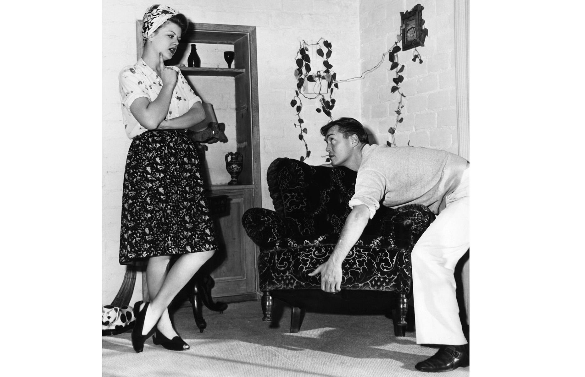 Angela Lansbury making house a home