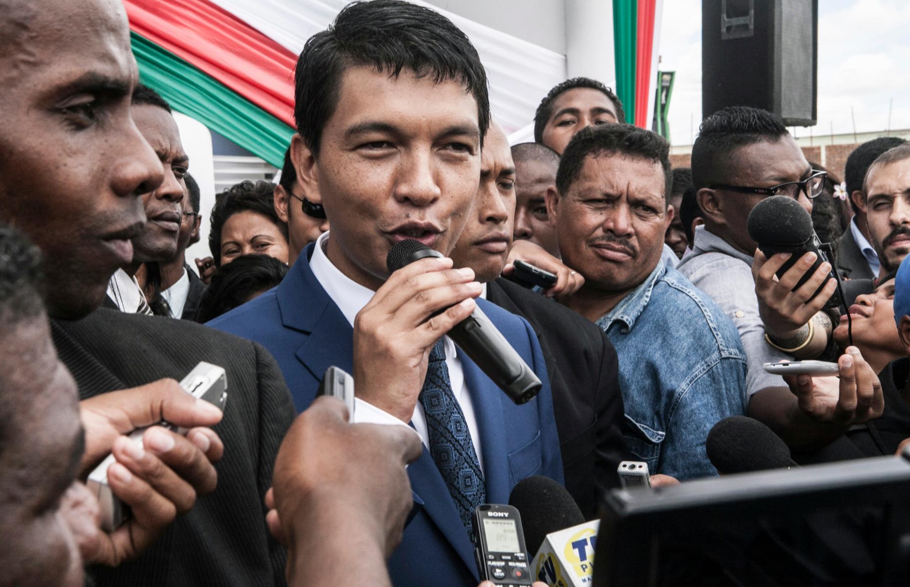 Andry Rajoelina, former president of Madagascar: DJ