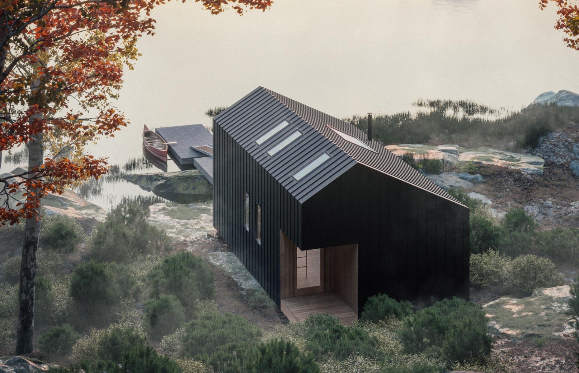 Flat-pack hut, Vancouver, Canada
