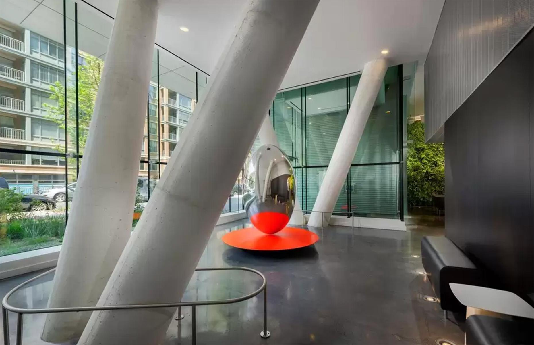 Letting go of her luxury condo
