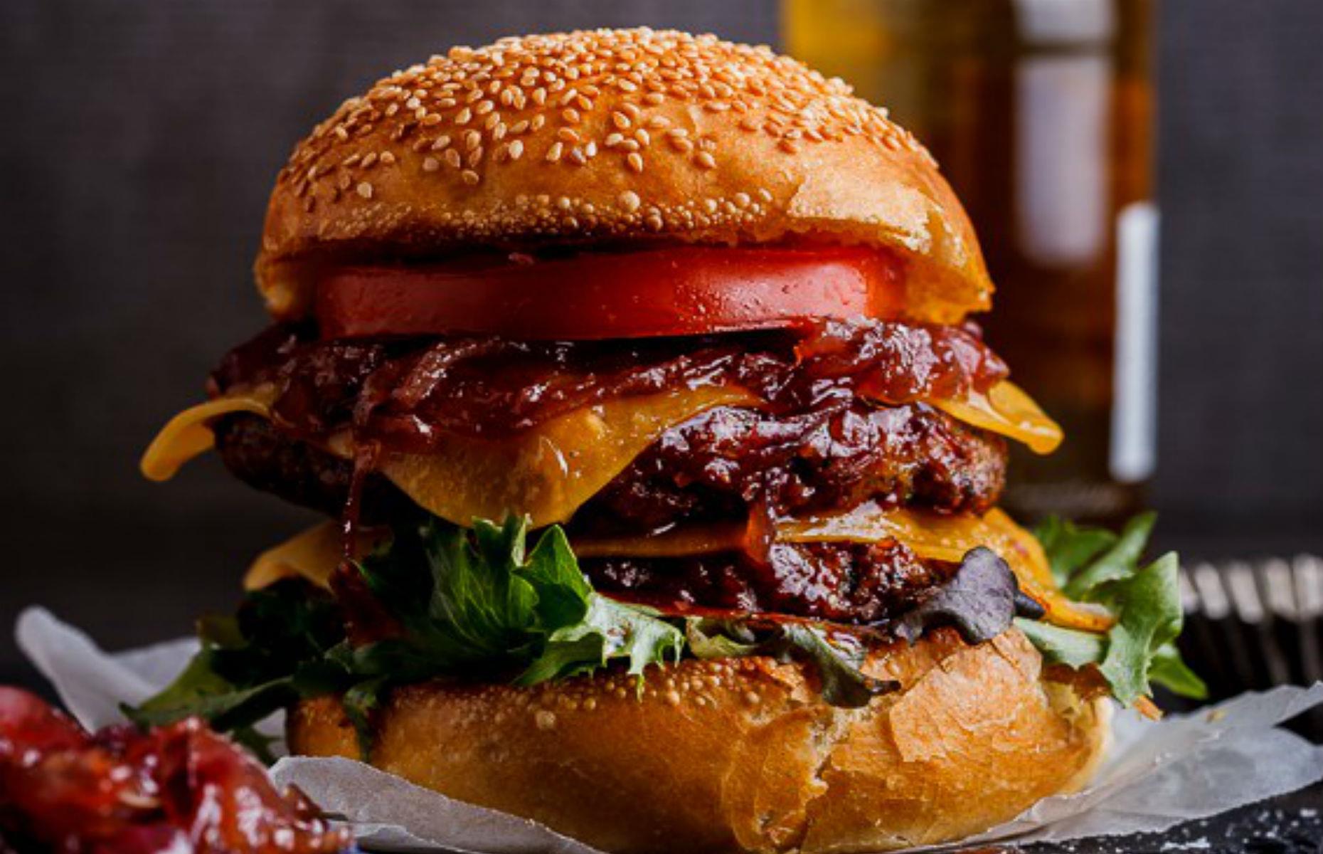 Bourbon burger