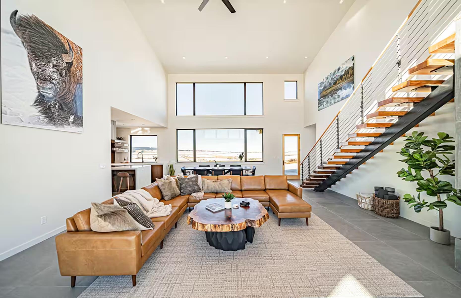 A show-stopping staircase
