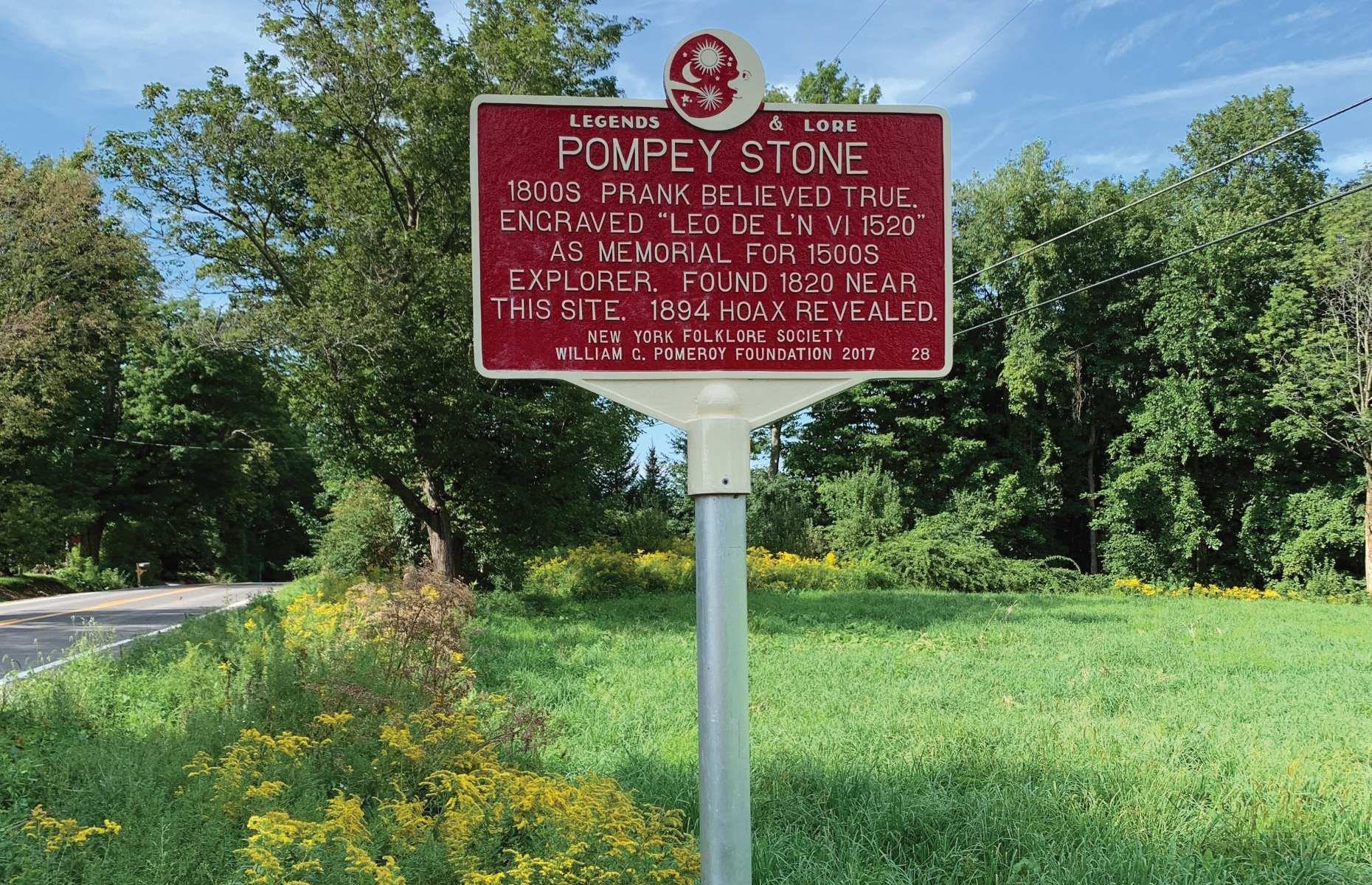 Pompey Stone, New York, USA