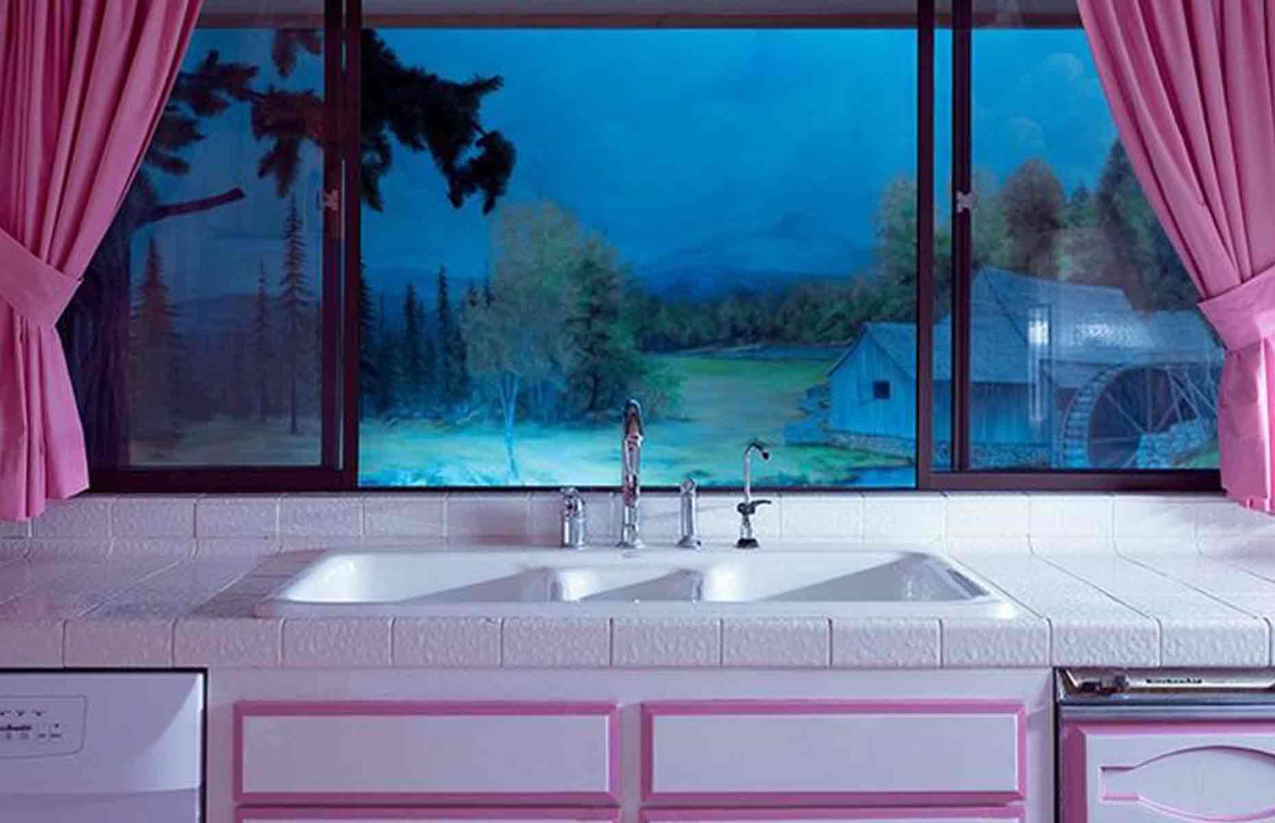 1970s underground retreat, Nevada, USA