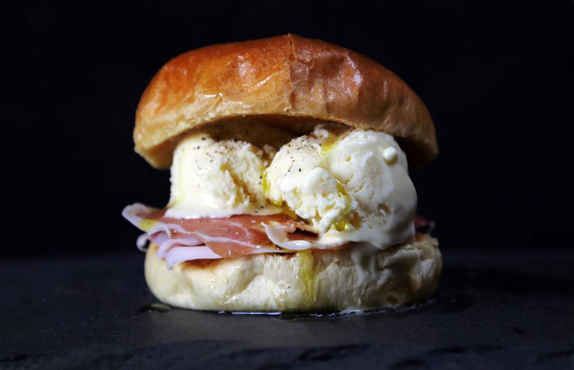 Ice cream burger