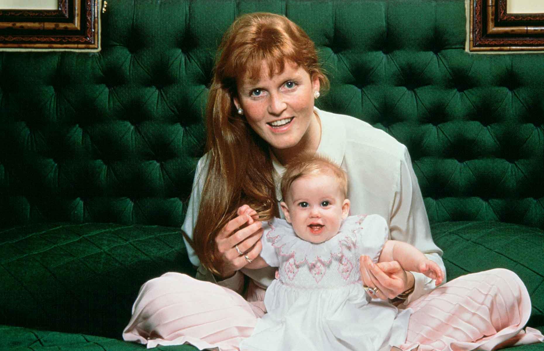 Fergie and Andrew at home