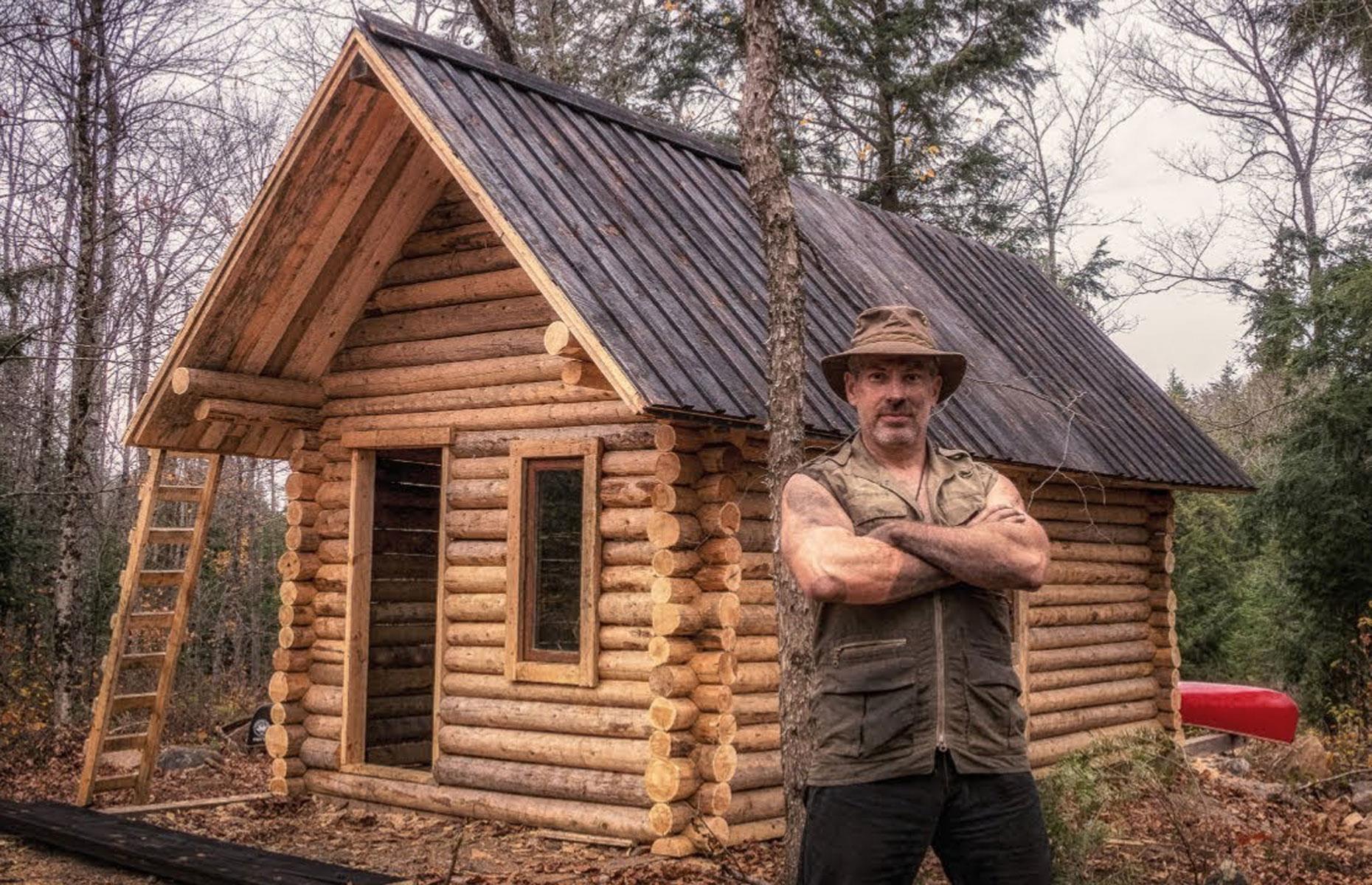 These Determined Folks Built Their Own Log Cabins In The Woods