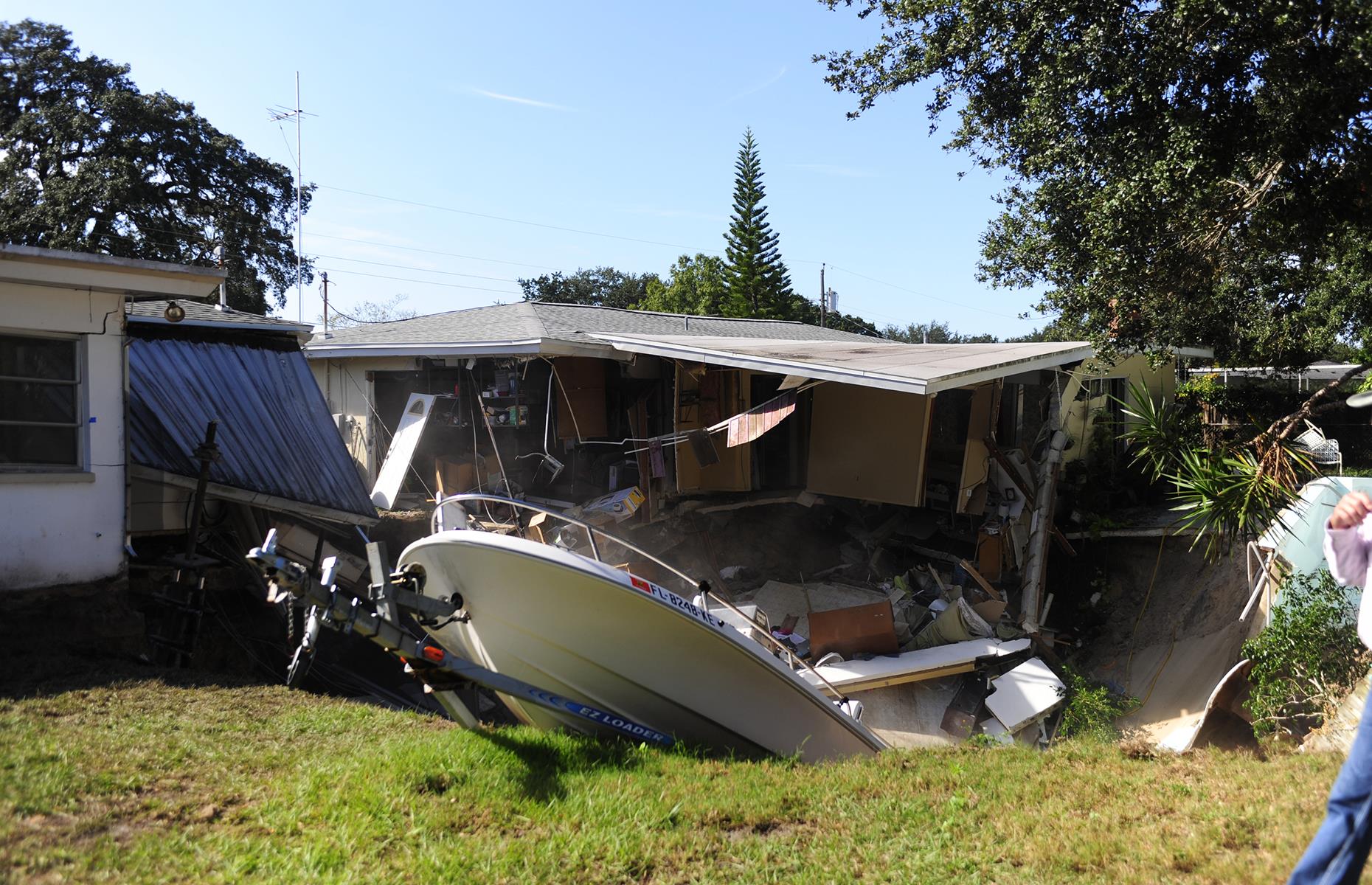 Swallowed by a sinkhole: Florida