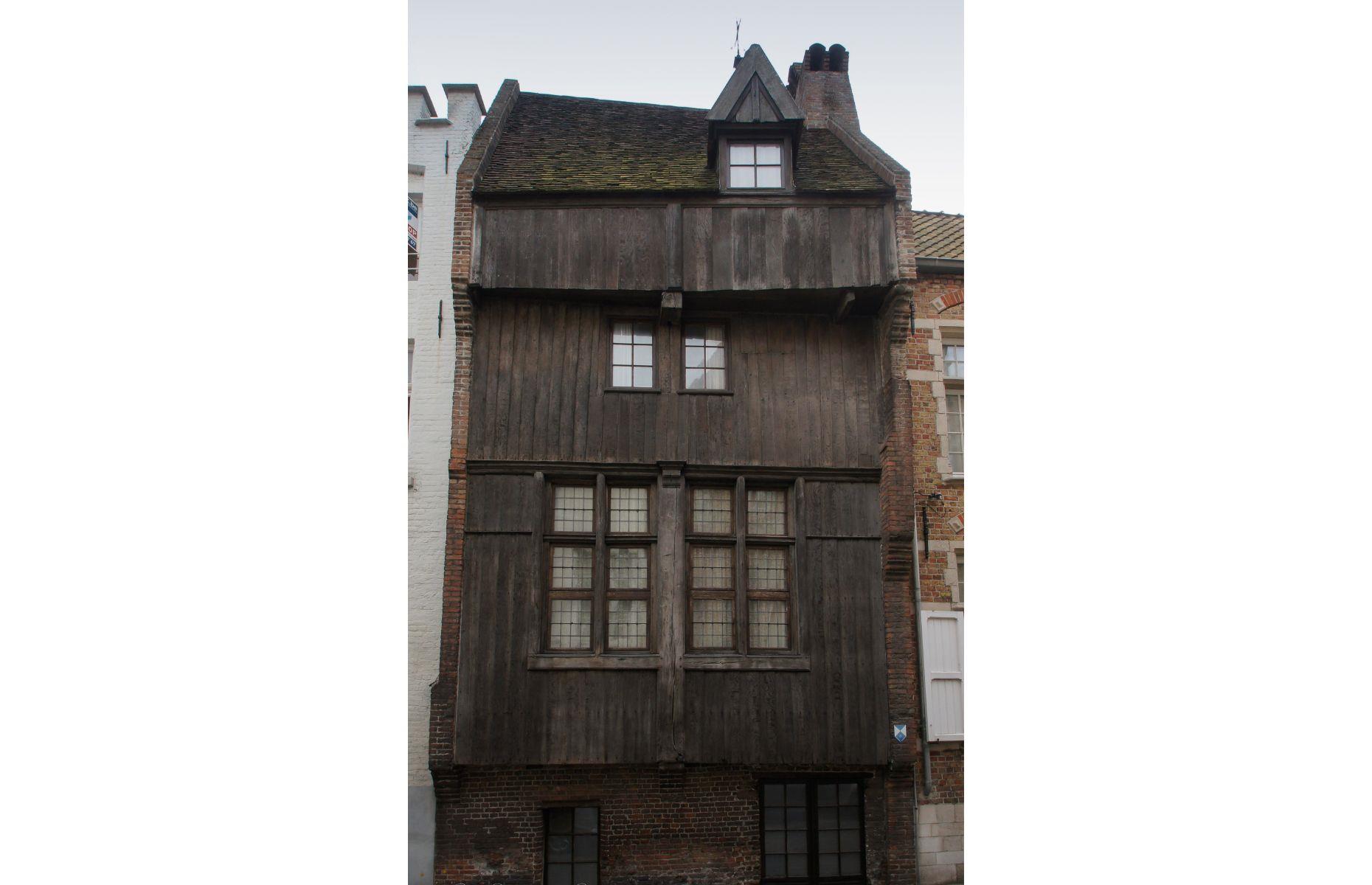 Wooden houses of Genthof and Kortewinkel, Bruges, Belgium
