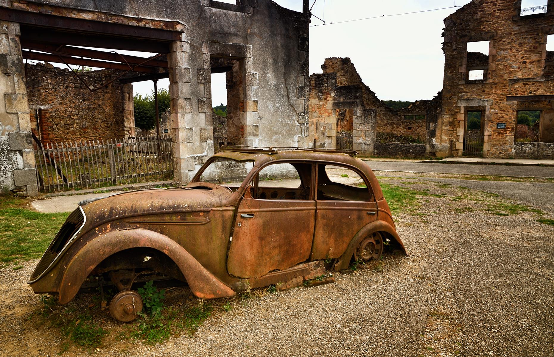The tragic village of Oradour-sur-Glane, Haute-Vienne, France