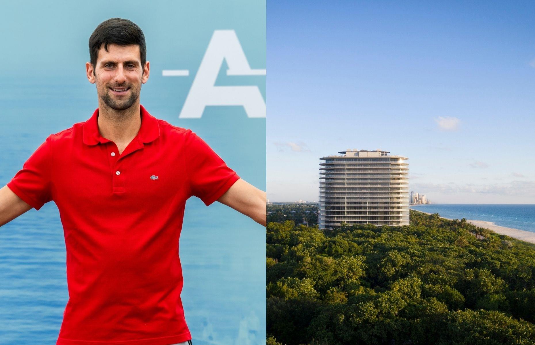 Novak Djokovic’s Miami Beach condo: sold for $6 million