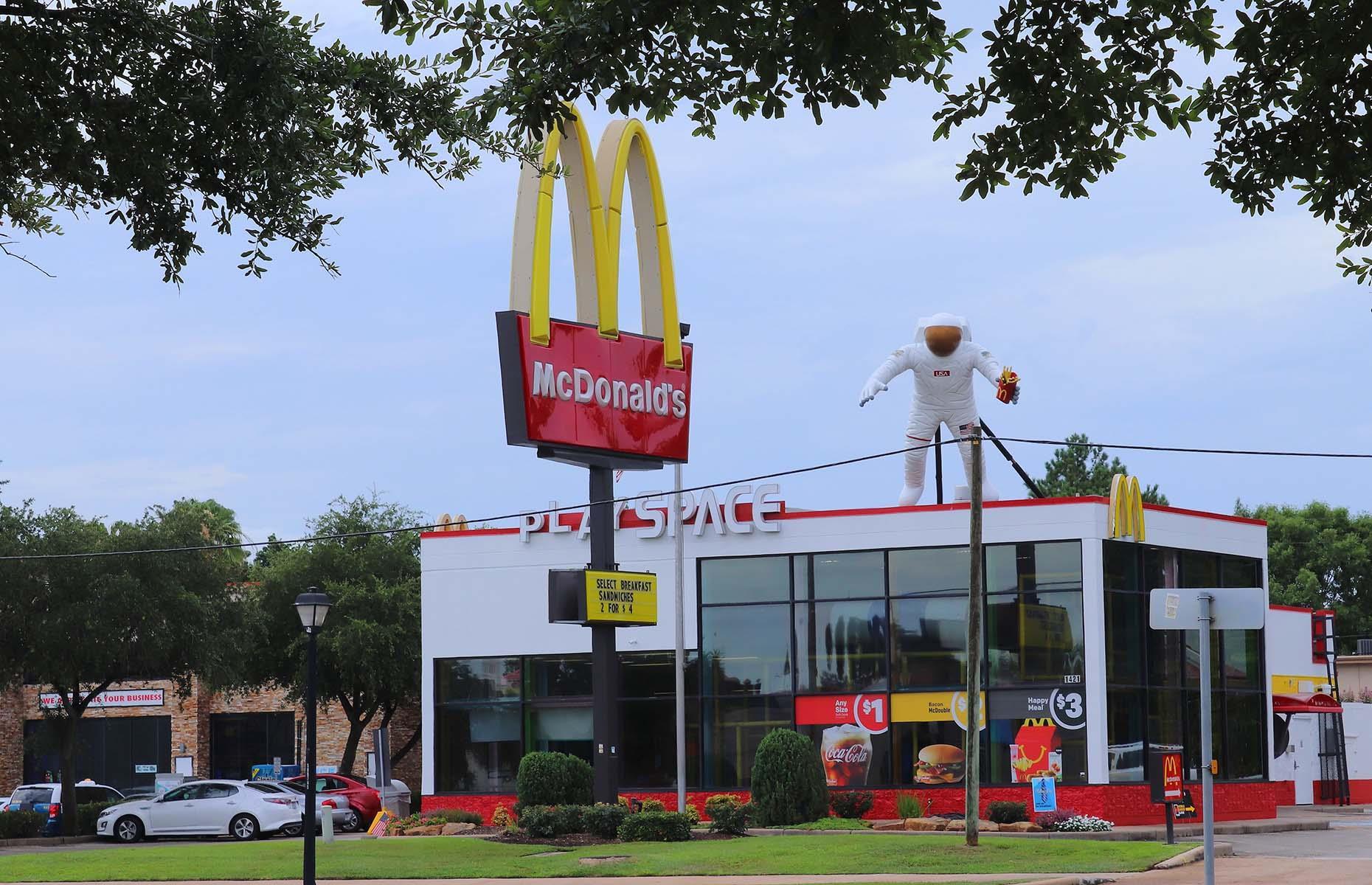 9. NASA McDonald's, Houston, Texas, USA