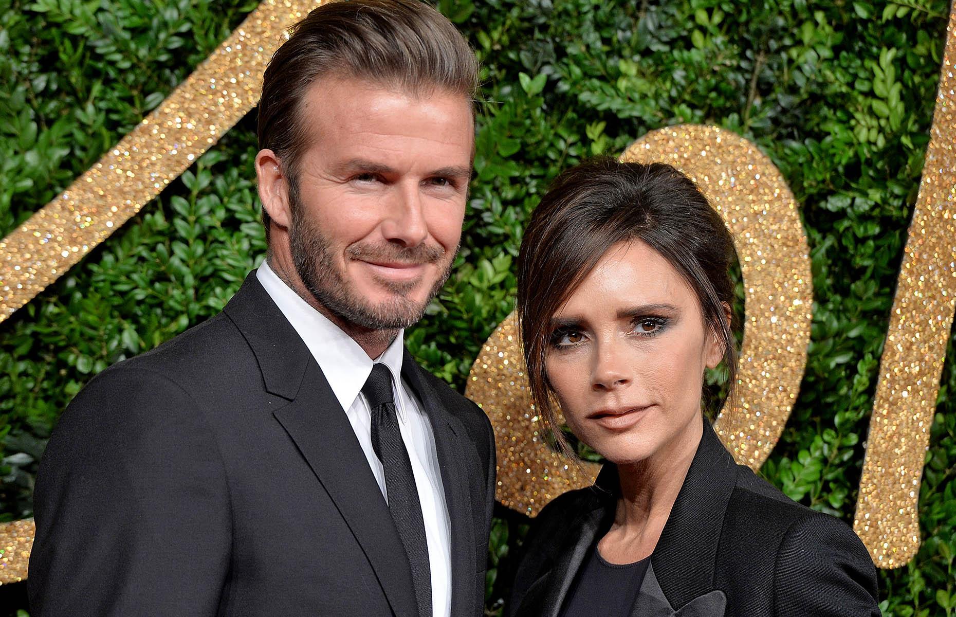 The Beckhams and Ramsays are reunited in group photo to mark