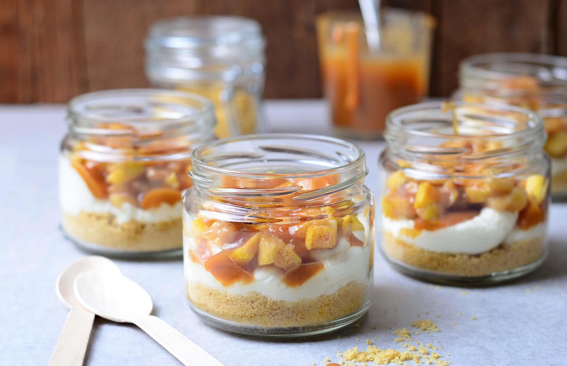 Make individual cheesecakes