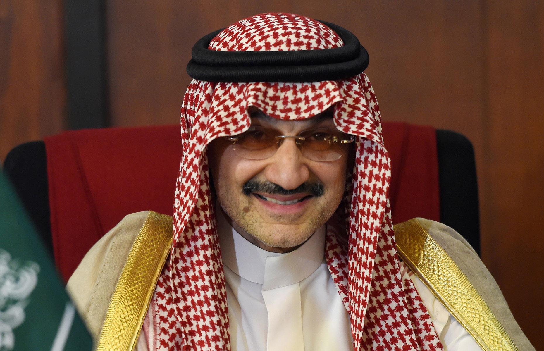 5e – Le prince Alwaleed bin Talal Al Saud : 13,6 milliards d’euros