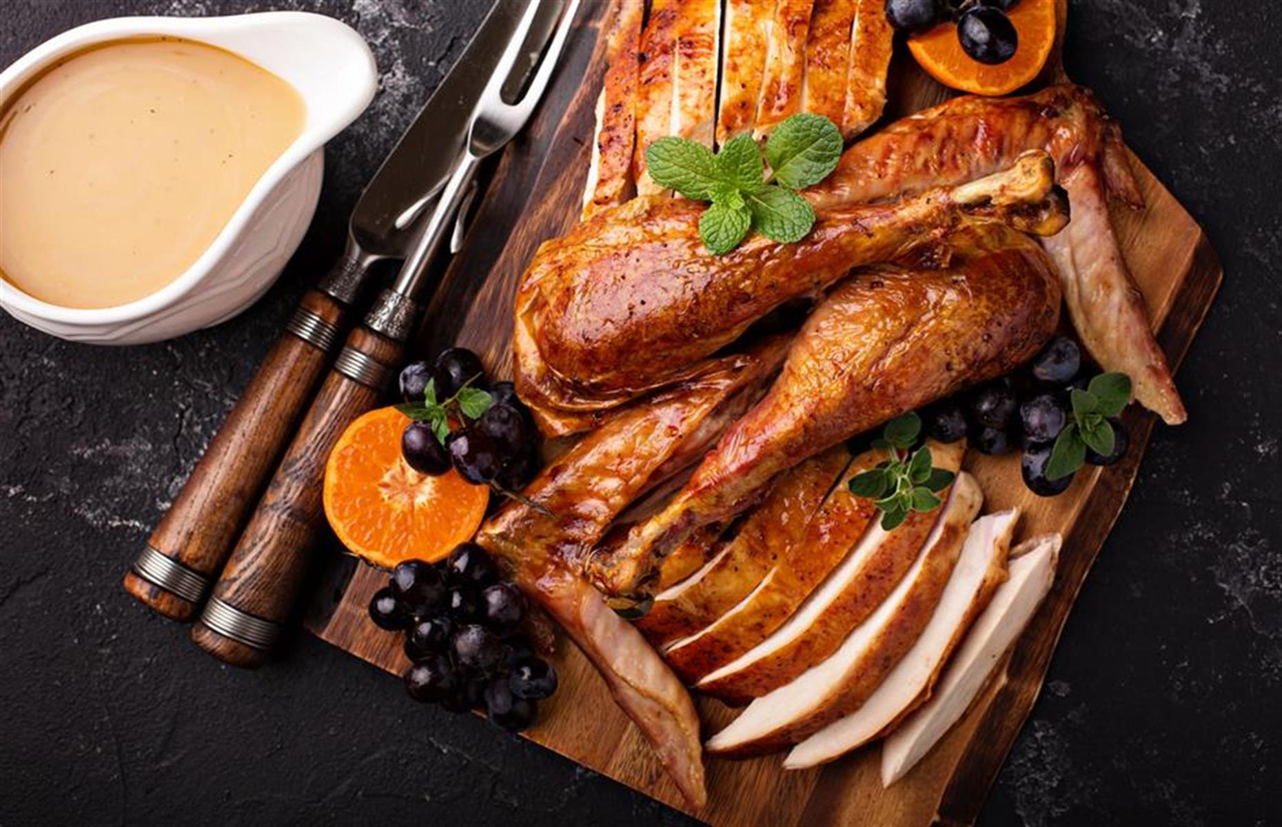 What are the basic steps to carve the bird?
