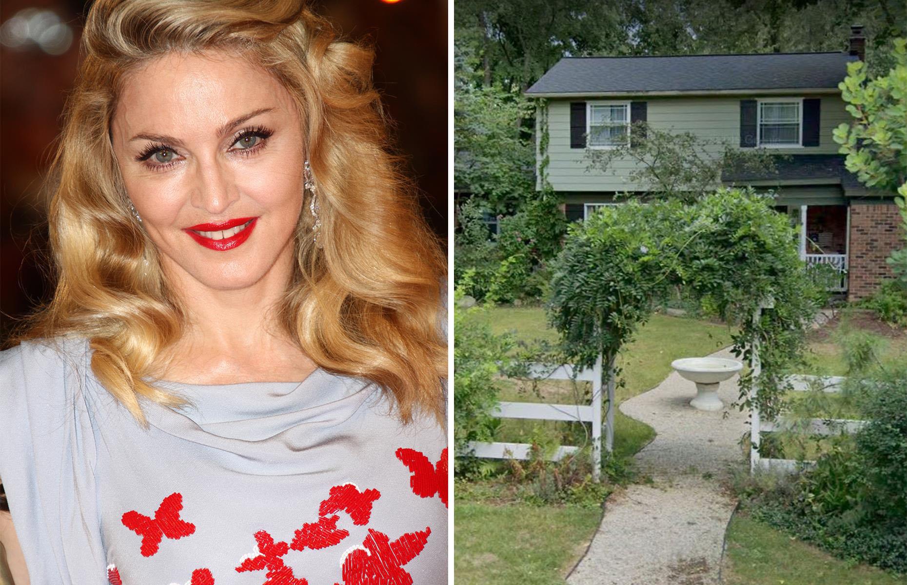 Madonna’s teen home in the suburbs of Detroit