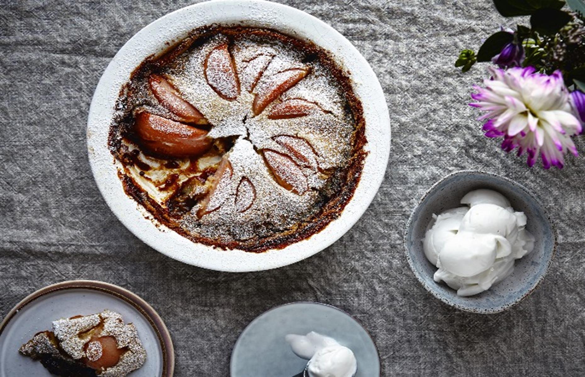 Quince clafoutis