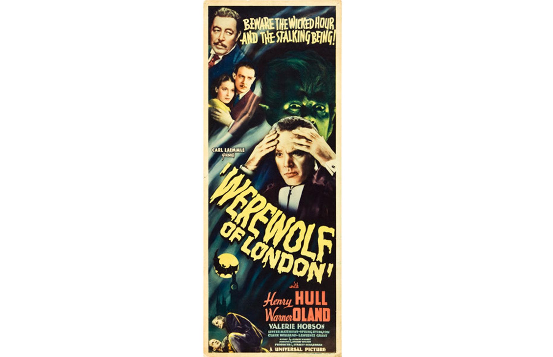 Werewolf of London (American poster, 1935): $59,750 (£30k)
