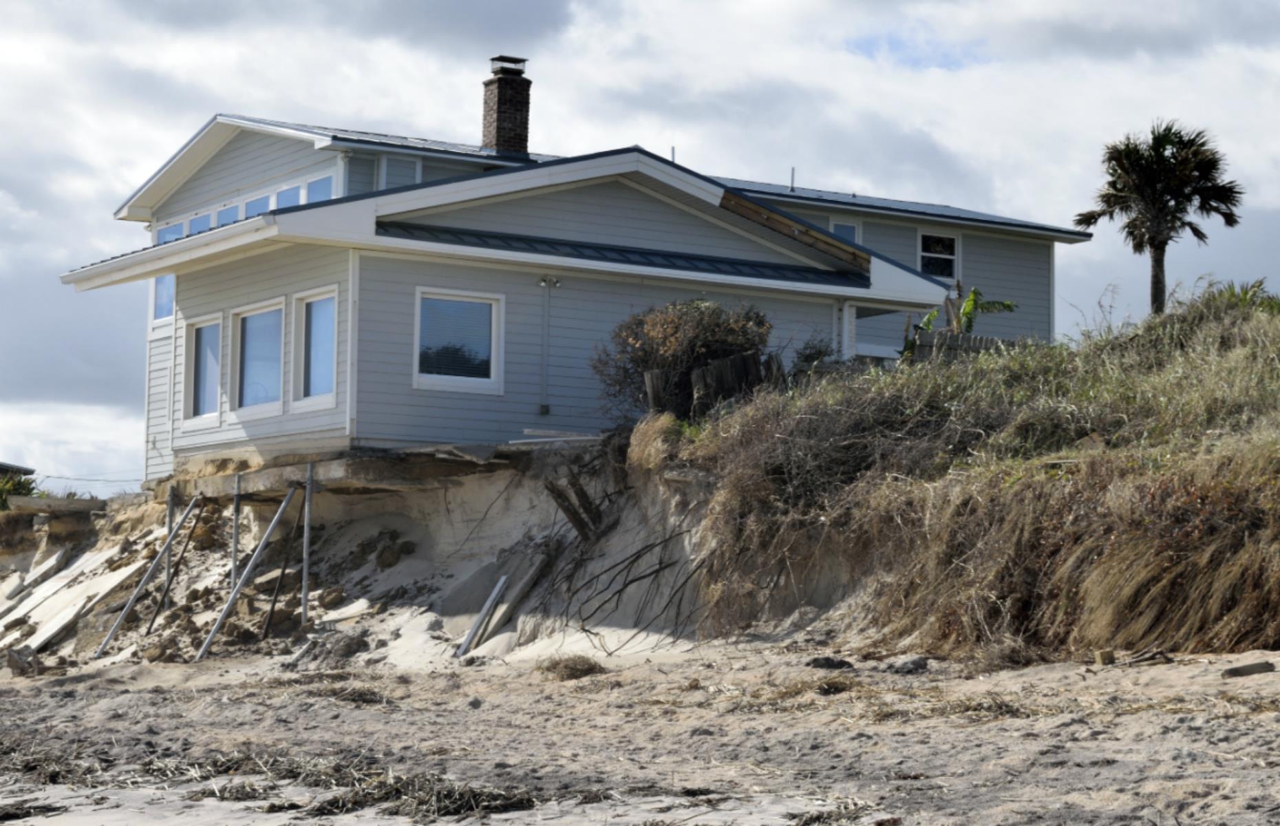 Vilano Beach, Florida, Hurricane Matthew, erosion