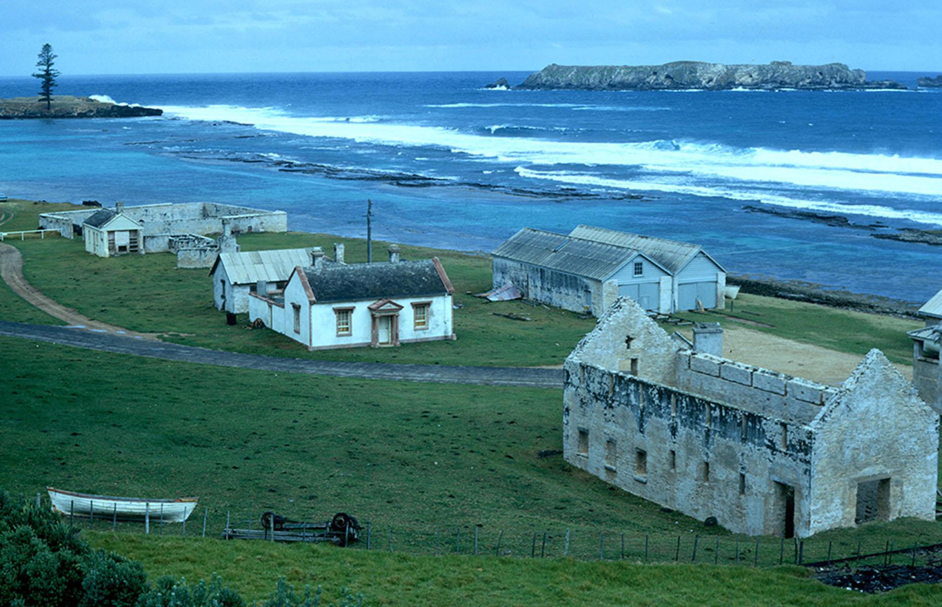 Convict dwellings, Norfolk Island, Australia