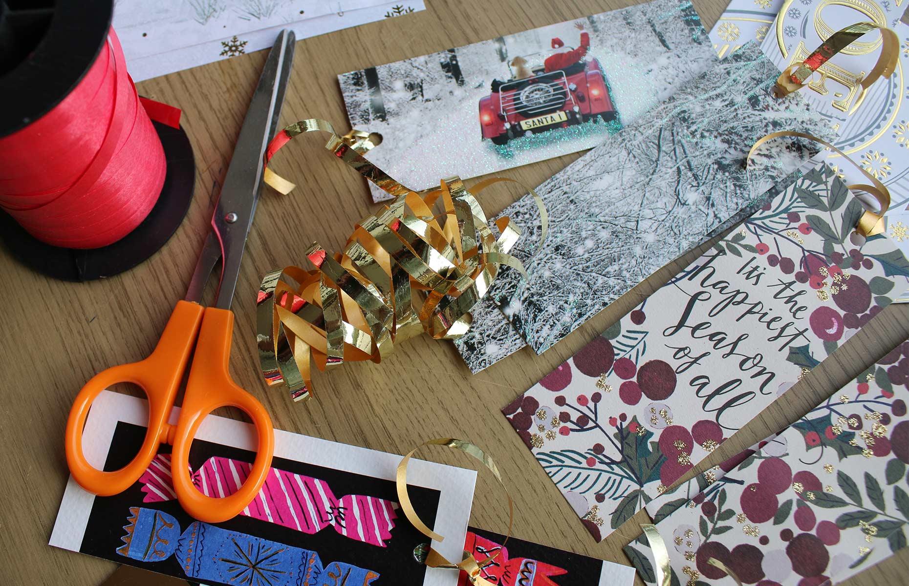 Recicla las tarjetas de Navidad del año pasado