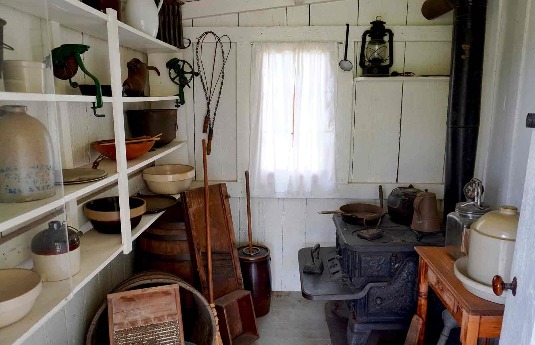 Herbert Hoover's quaint cottage in West Branch, Iowa