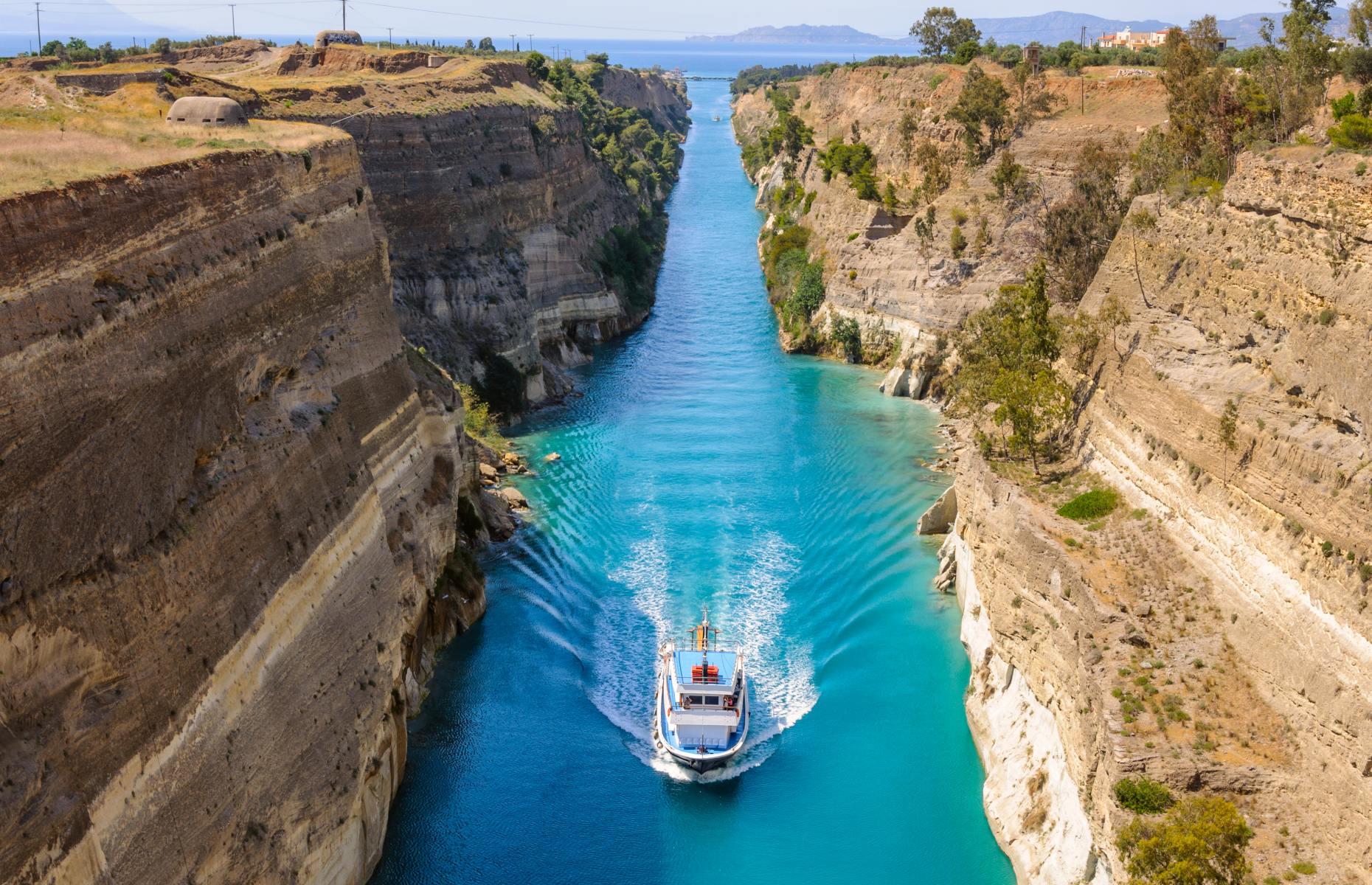 Corinth Canal, Corinth, Greece 
