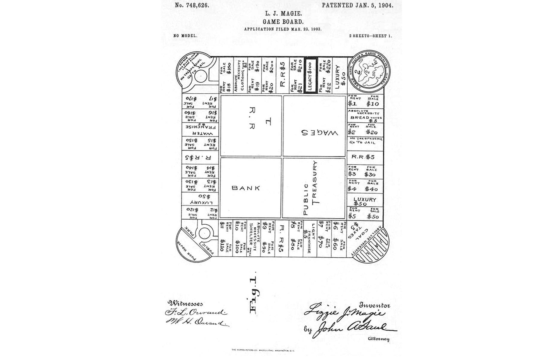 The Landlord's Game First Edition – $50,000 (£37.4k)