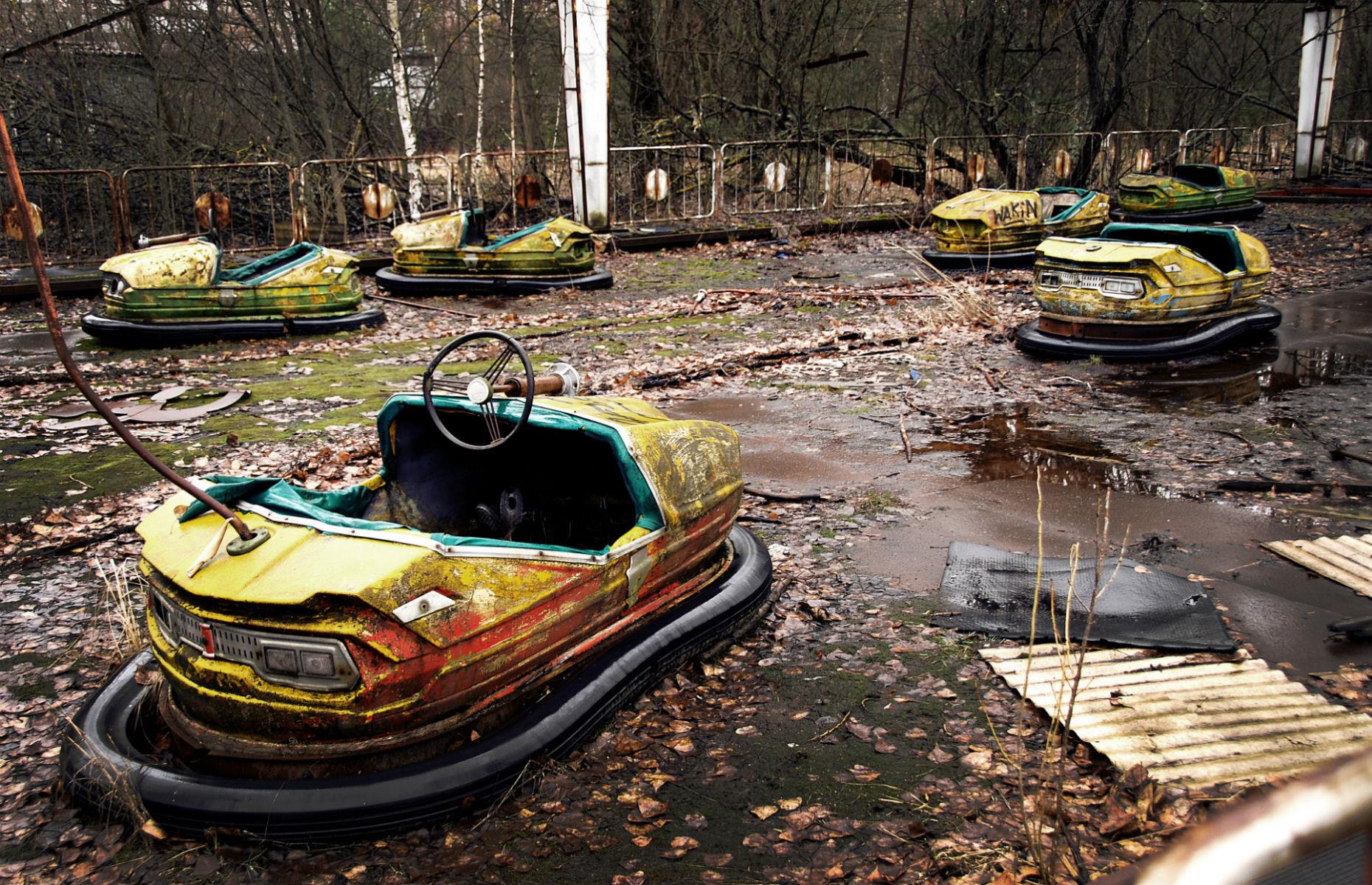 The wastelands of Pripyat, Kiev Oblast, Ukraine