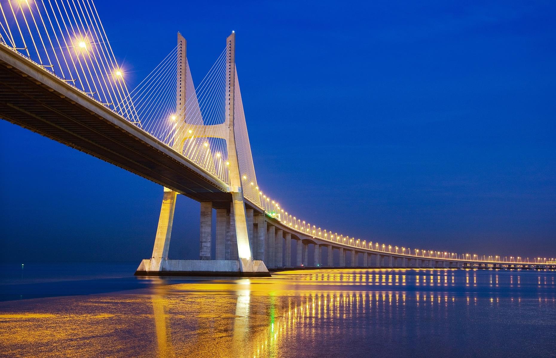 22. Vasco da Gama Bridge, Lisbon, Portugal