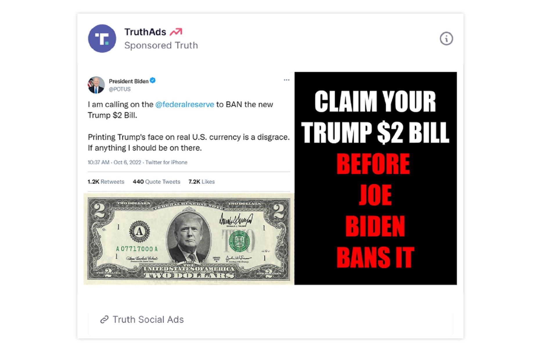Fraudulent ads (and unhappy Truthers)