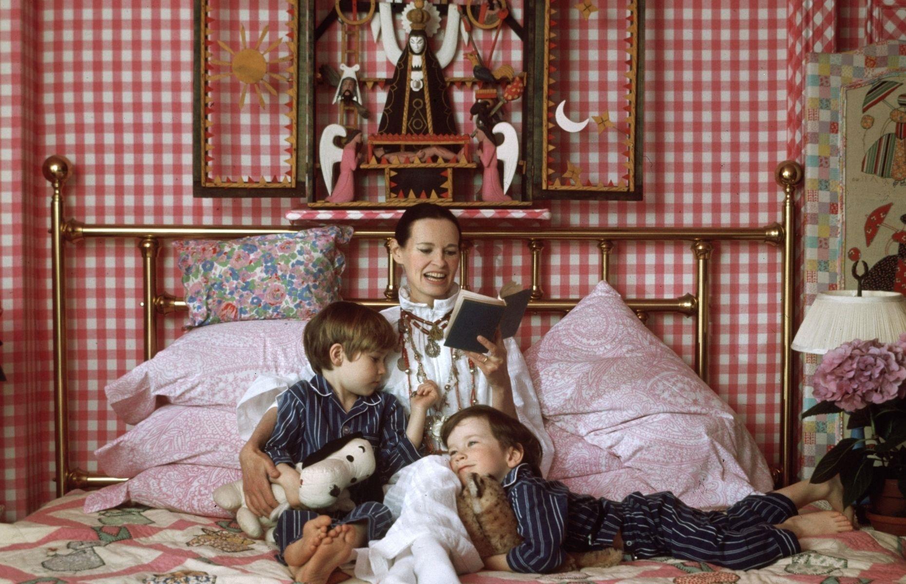 Then: gingham