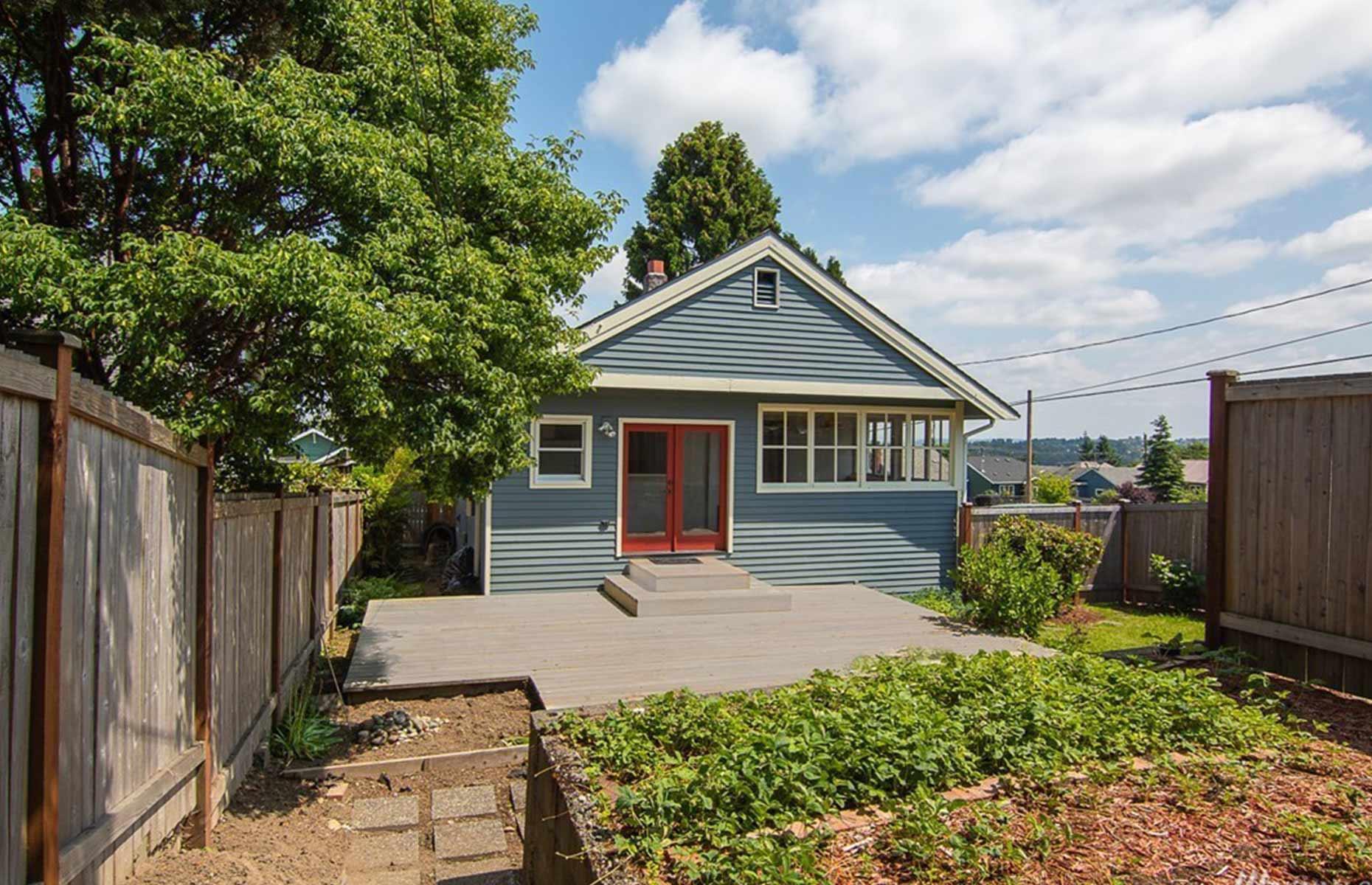 ANTES: Bungalow de los años 20, Seattle, Washington